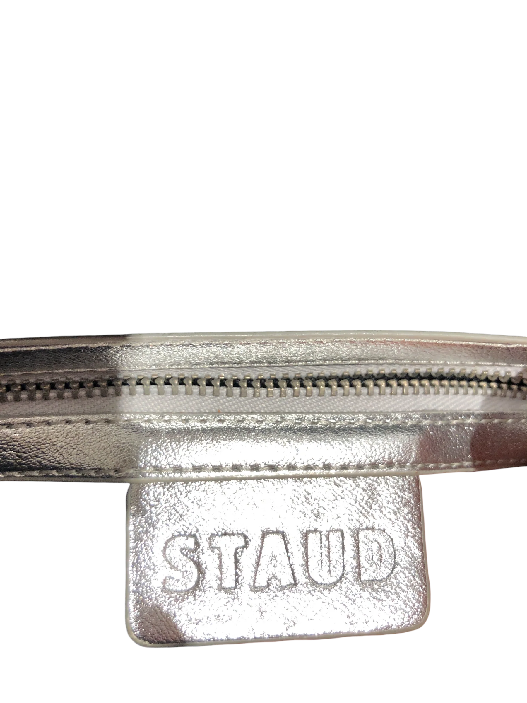 STAUD/Hand Bag/SLV/tommy beaded silver bag