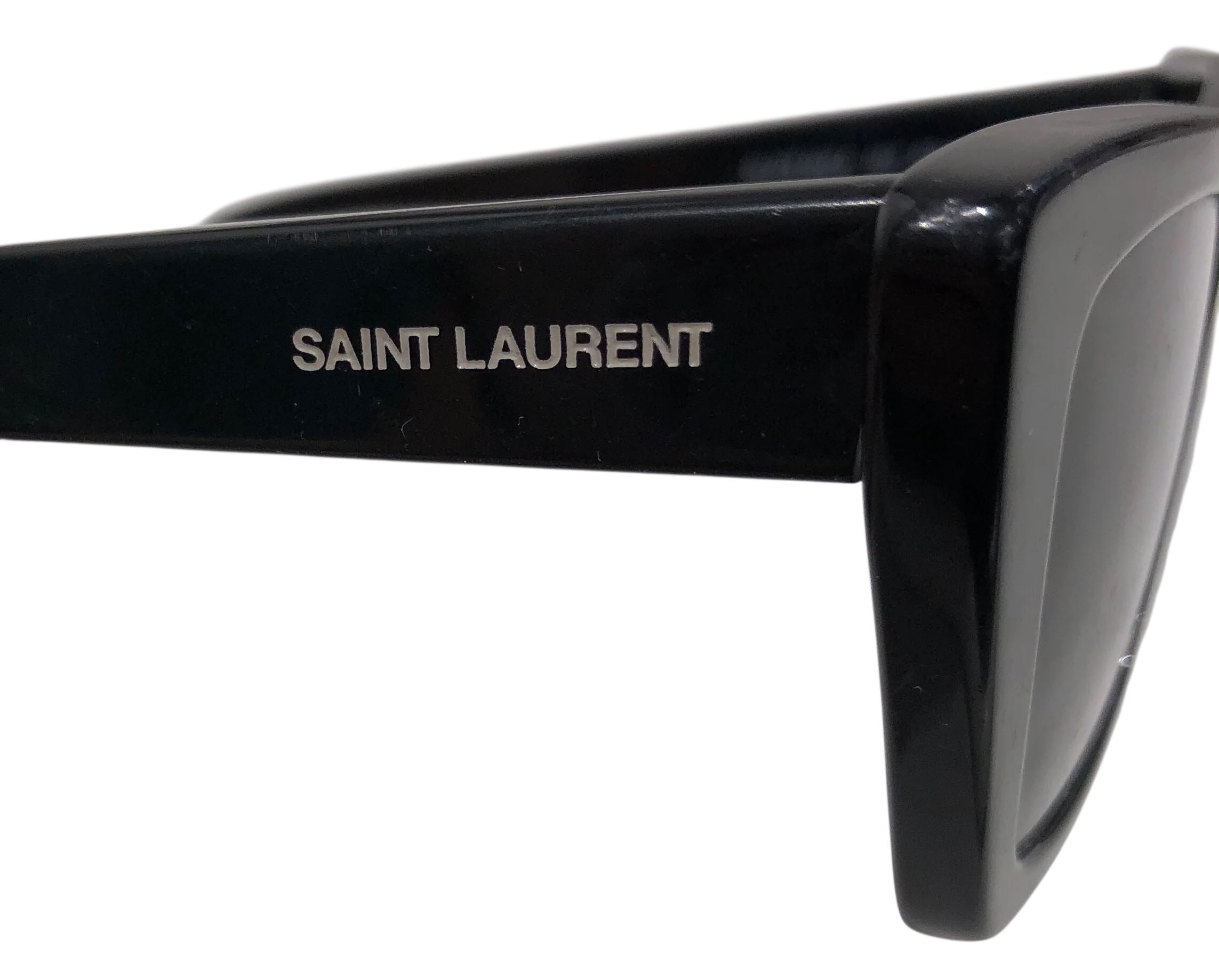 SAINT LAURENT/Sunglasses/Plastic/BLK/
