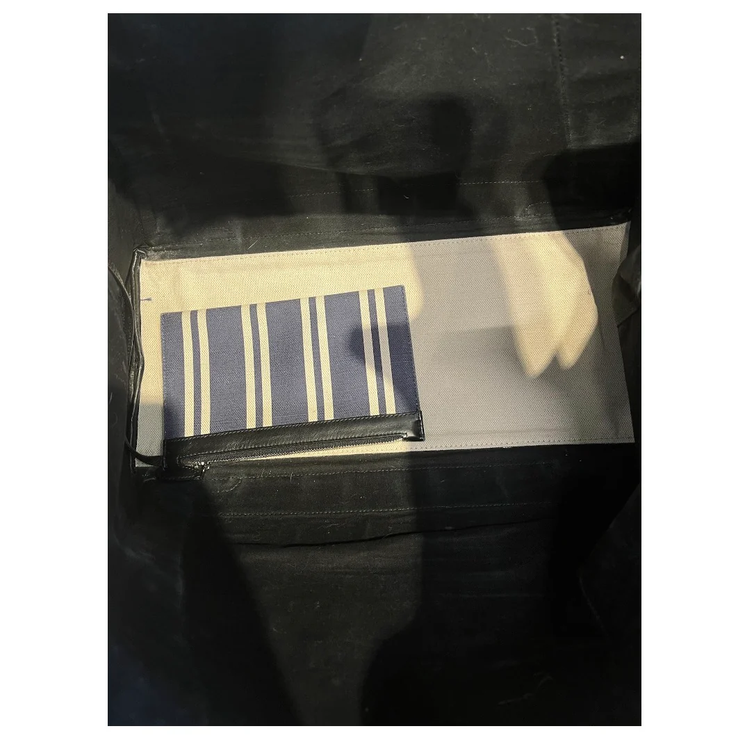 BALENCIAGA/Tote Bag/Stripe/NVY/cabas