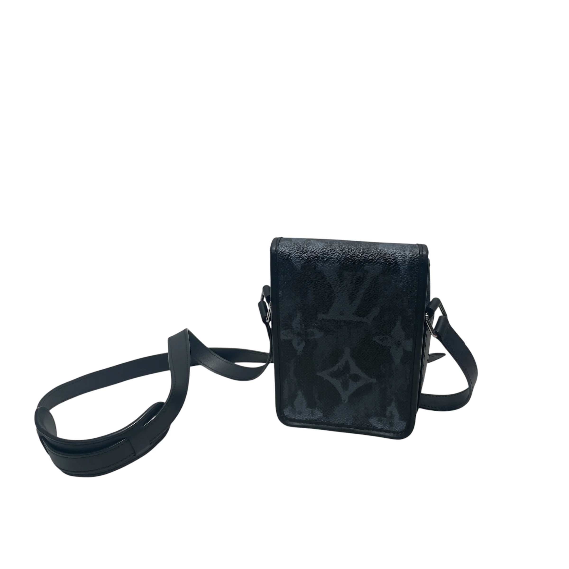 LOUIS VUITTON/Cross Body Bag/All Over Print/Leather/BLK/CROSS BPDY GRAFITI LOGO