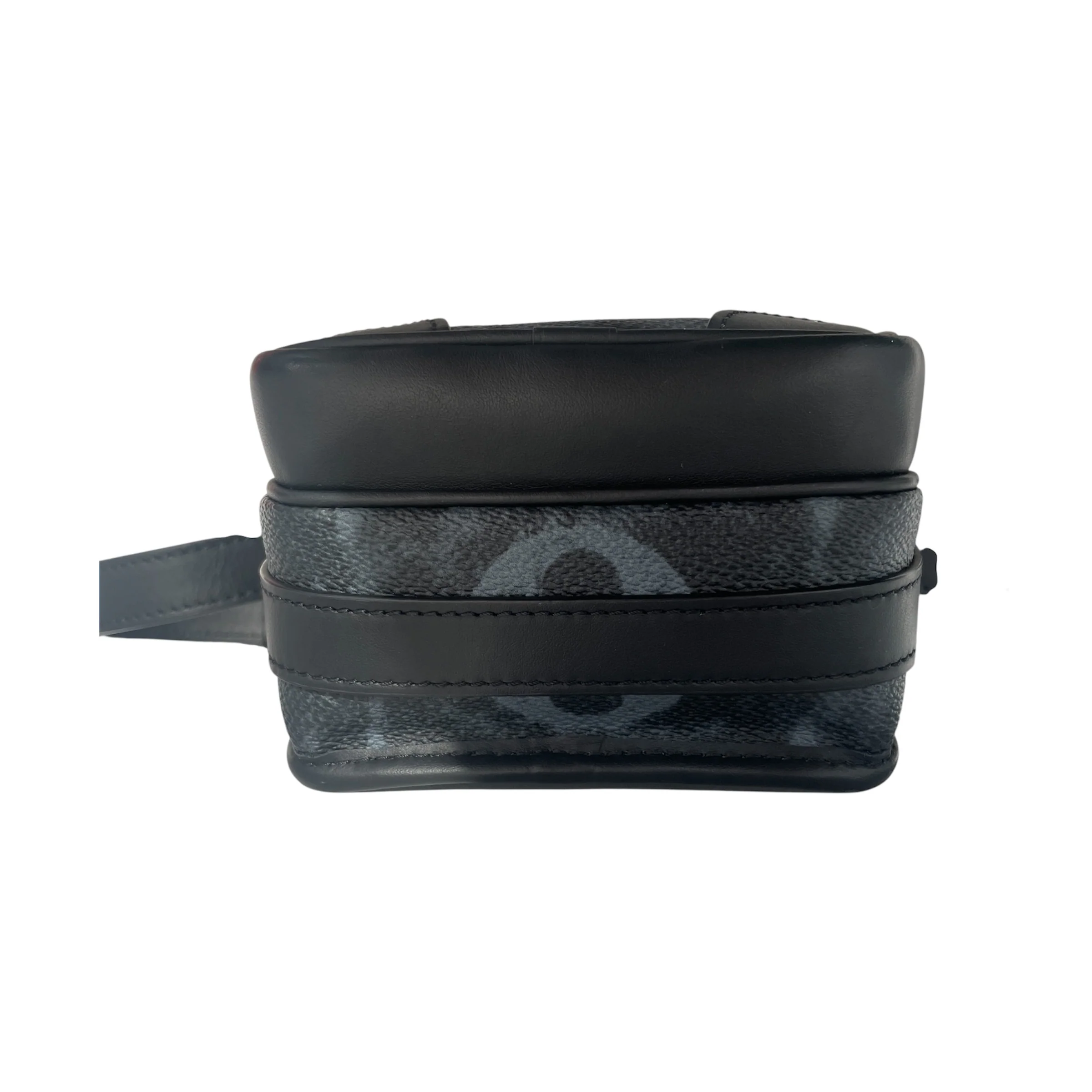 LOUIS VUITTON/Cross Body Bag/All Over Print/Leather/BLK/CROSS BPDY GRAFITI LOGO