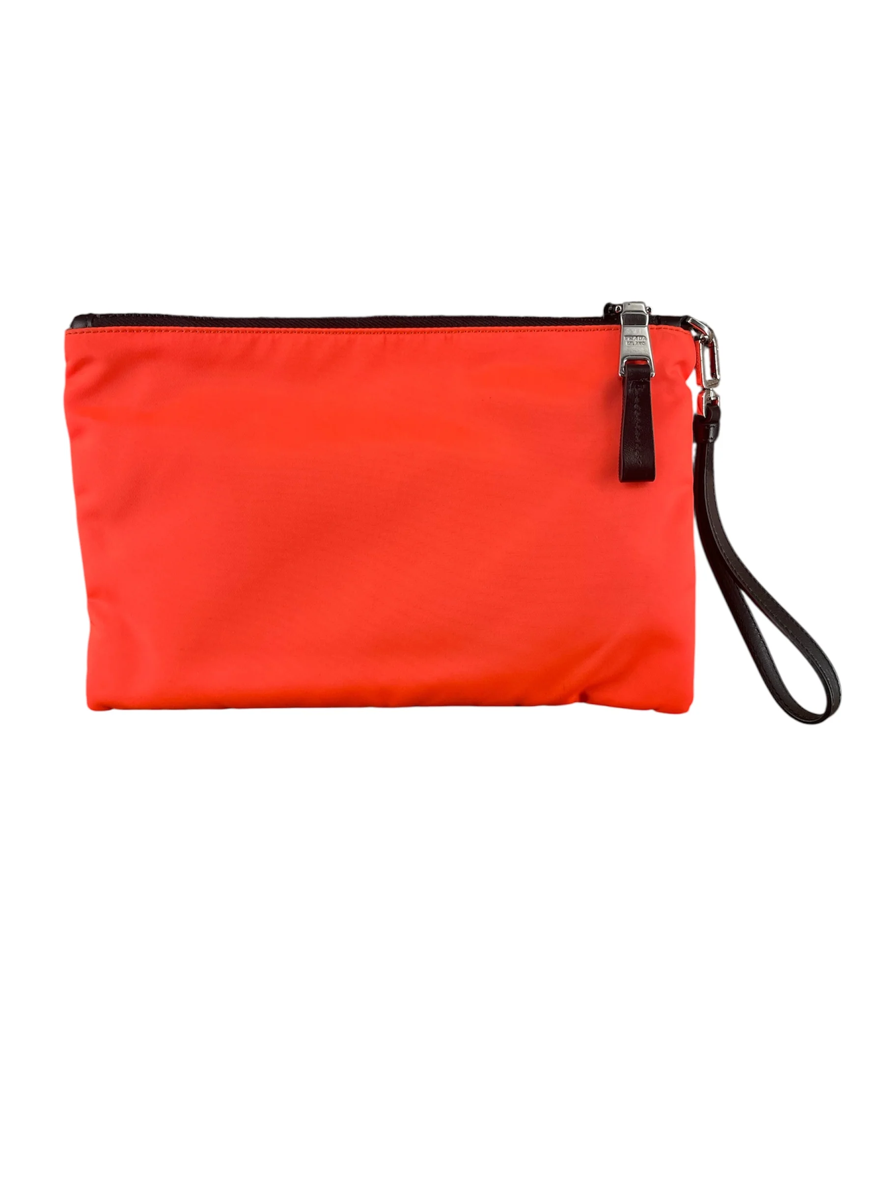PRADA/Clutch Bag/Nylon/ORN/NYLON TESSUTO CLUTCH