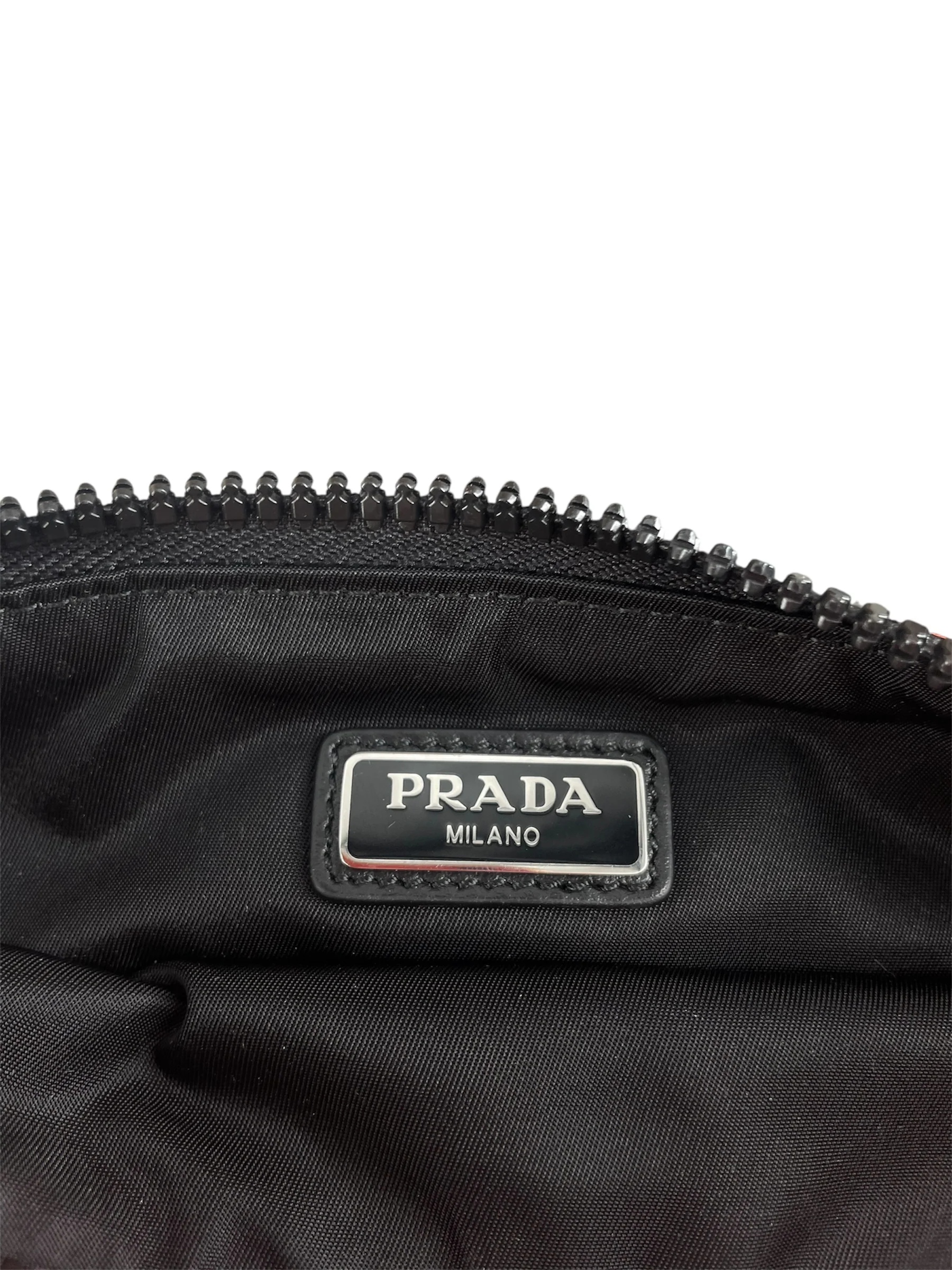 PRADA/Clutch Bag/Nylon/ORN/NYLON TESSUTO CLUTCH