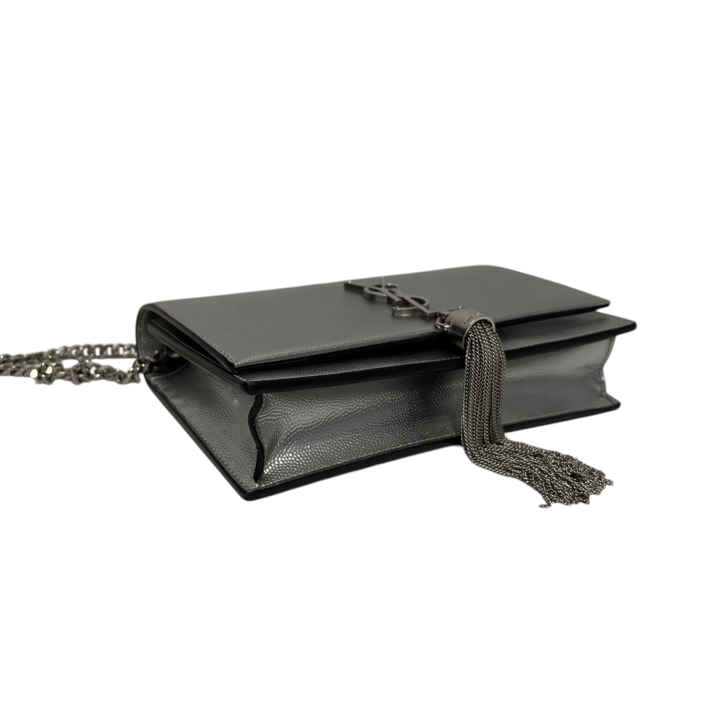 YVES SAINT LAURENT/Cross Body Bag/Leather/SLV/