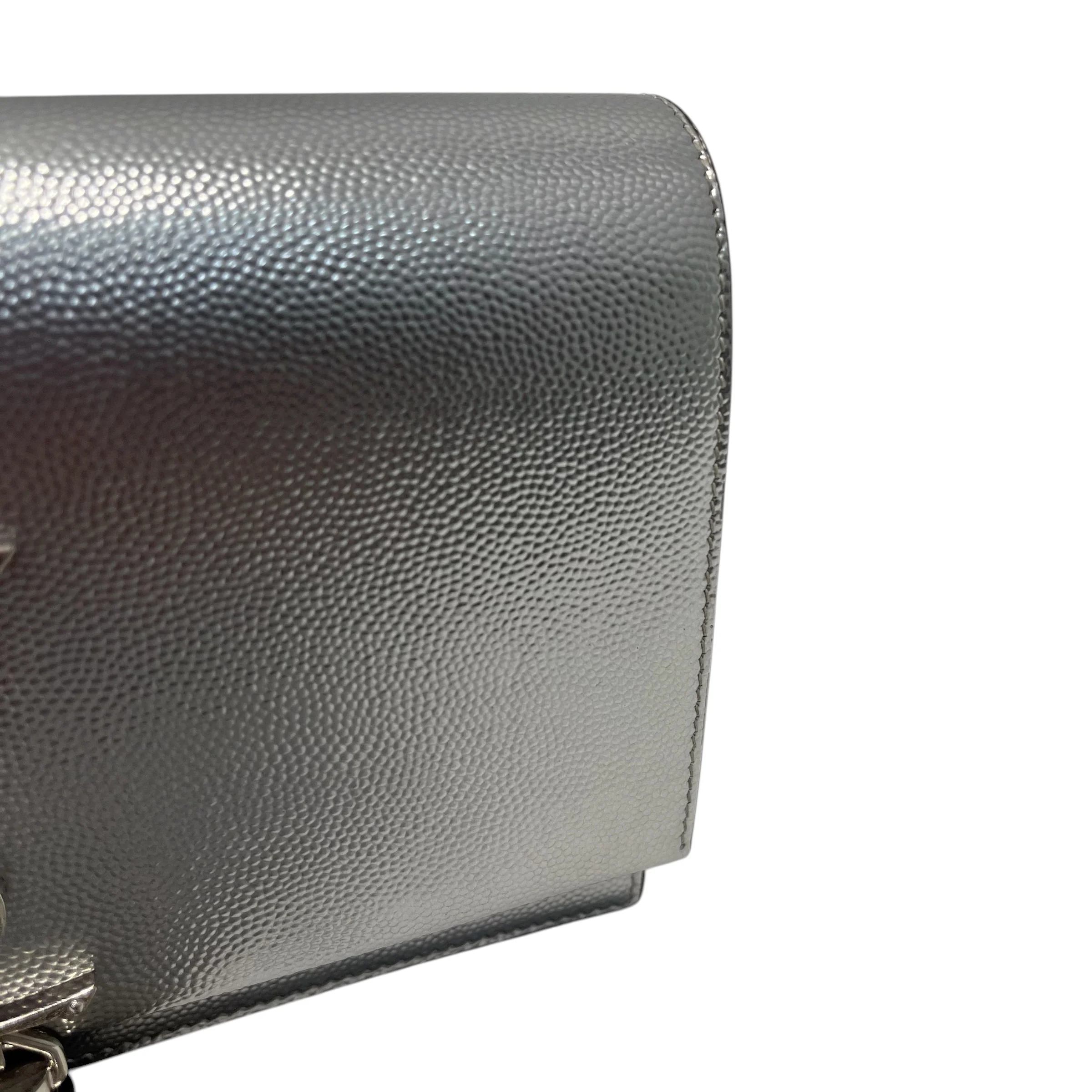YVES SAINT LAURENT/Cross Body Bag/Leather/SLV/