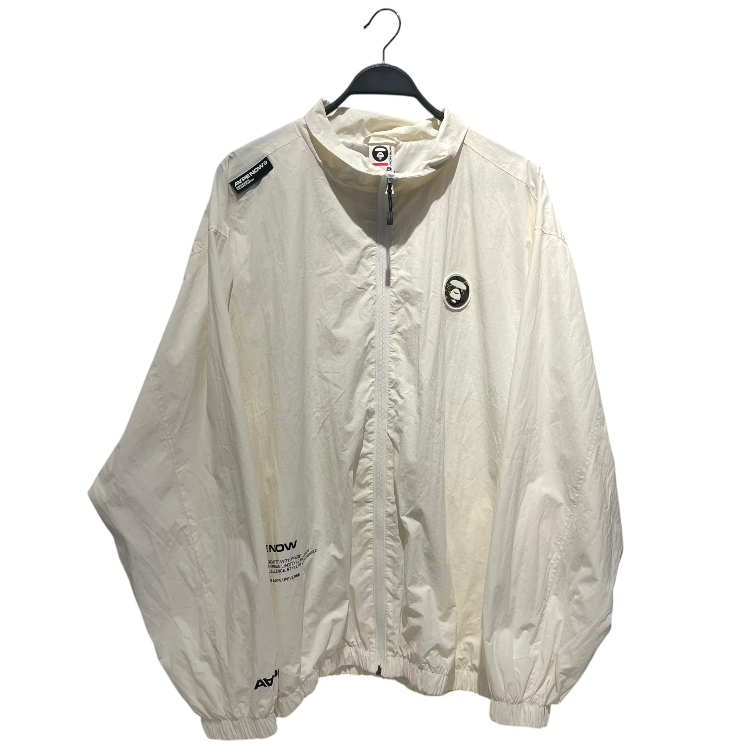 A BATHING APE/Jacket/XL/Nylon/WHT/