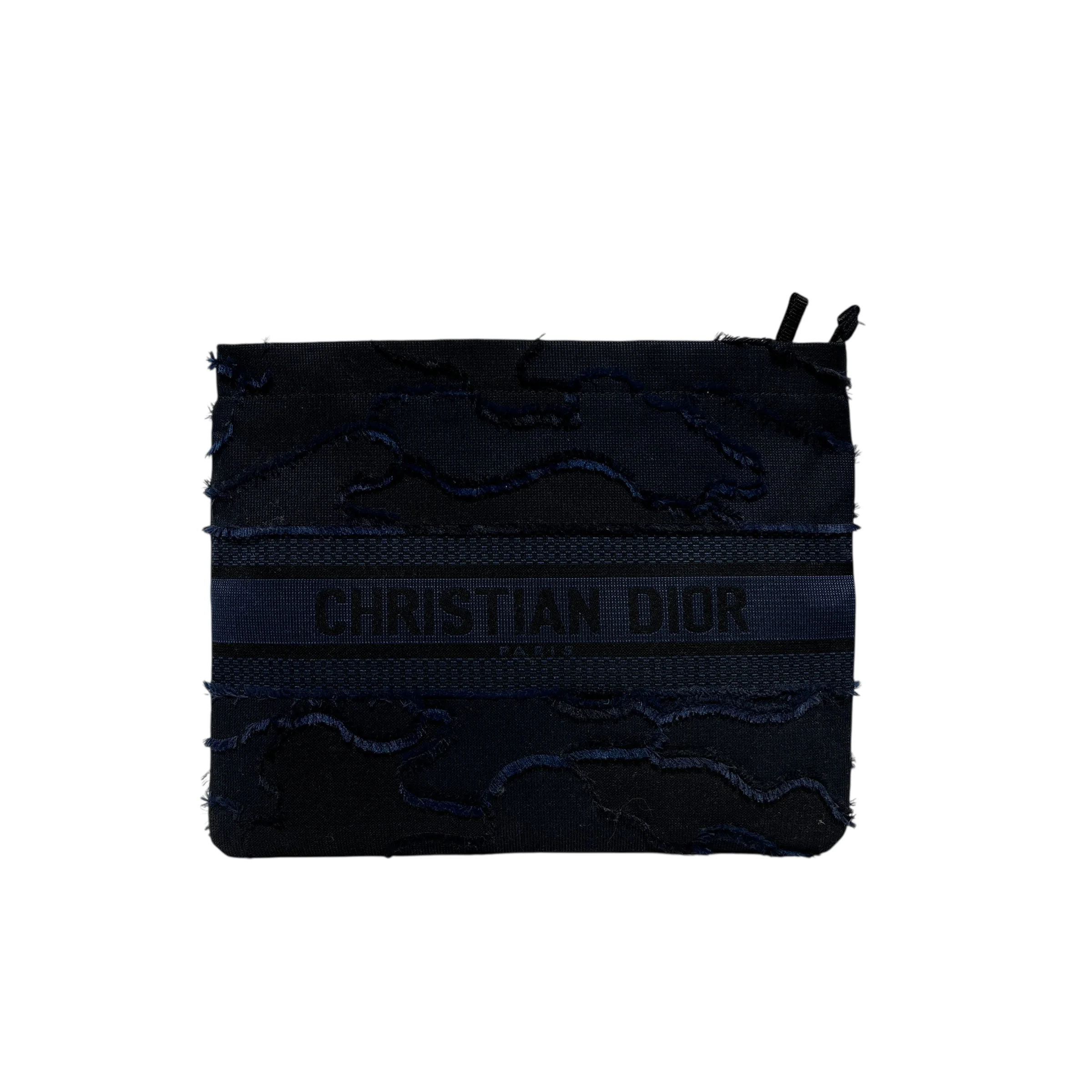 Christian Dior/Pouch/All Over Print/Cotton/NVY/Diordouble Camo Canvas