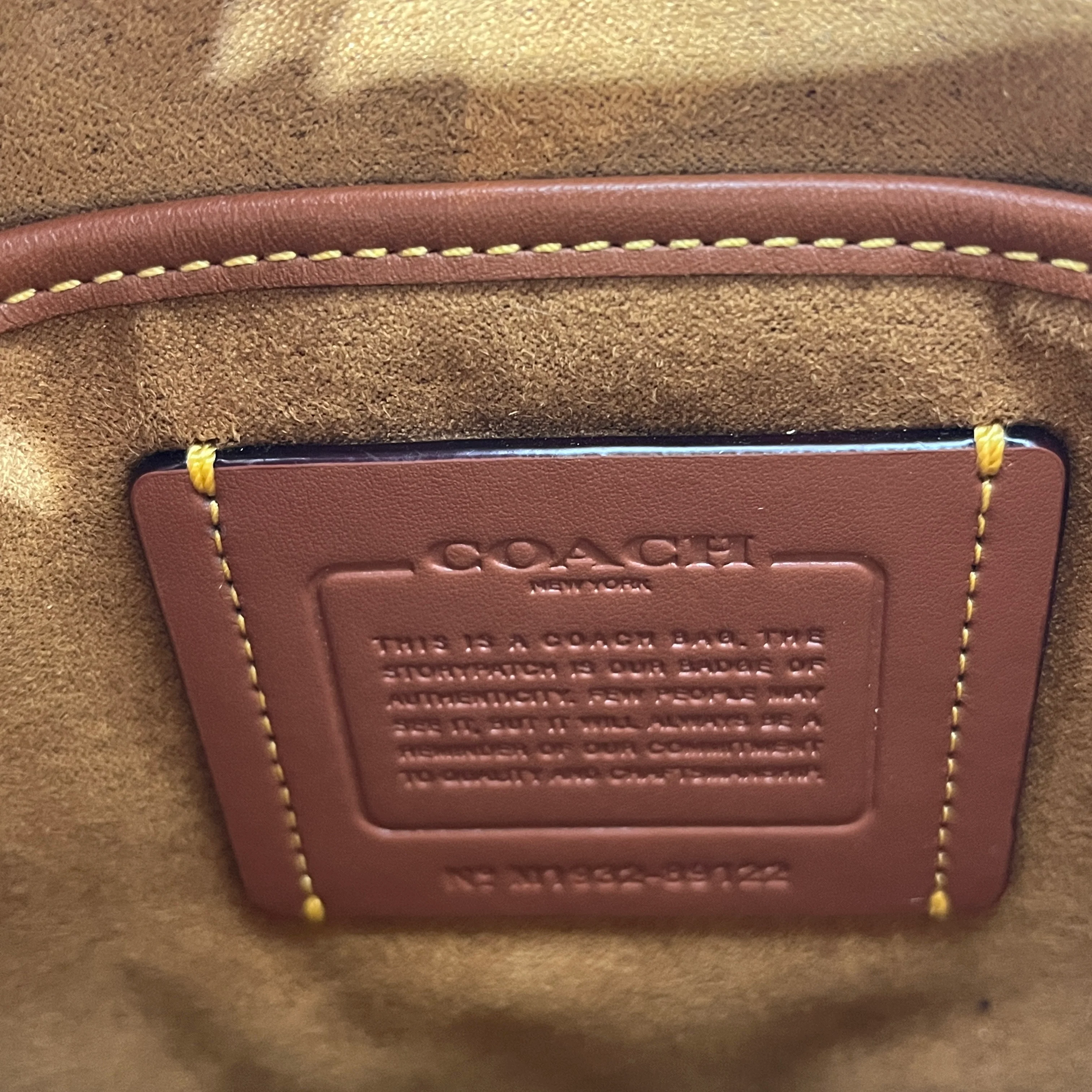 COACH/Cross Body Bag/Leather/WHT/Emery Varsity Stripe