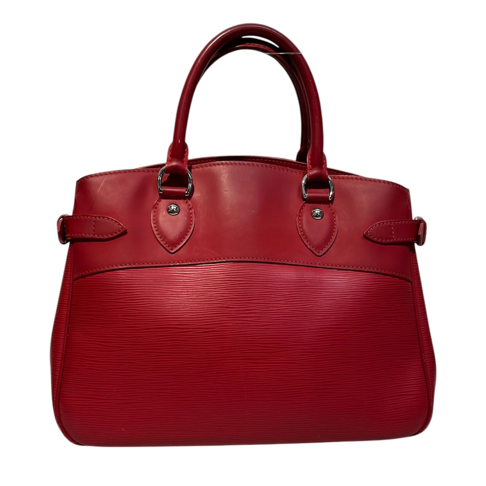 LOUIS VUITTON/Hand Bag/Leather/RED/Epi Passy