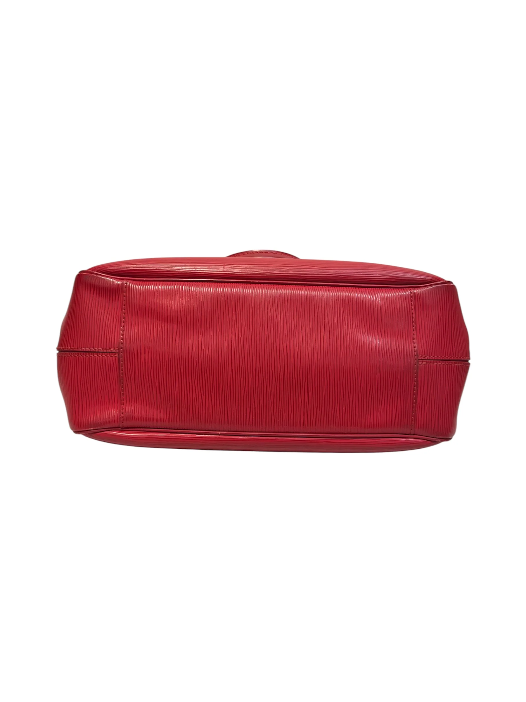LOUIS VUITTON/Hand Bag/Leather/RED/Epi Passy