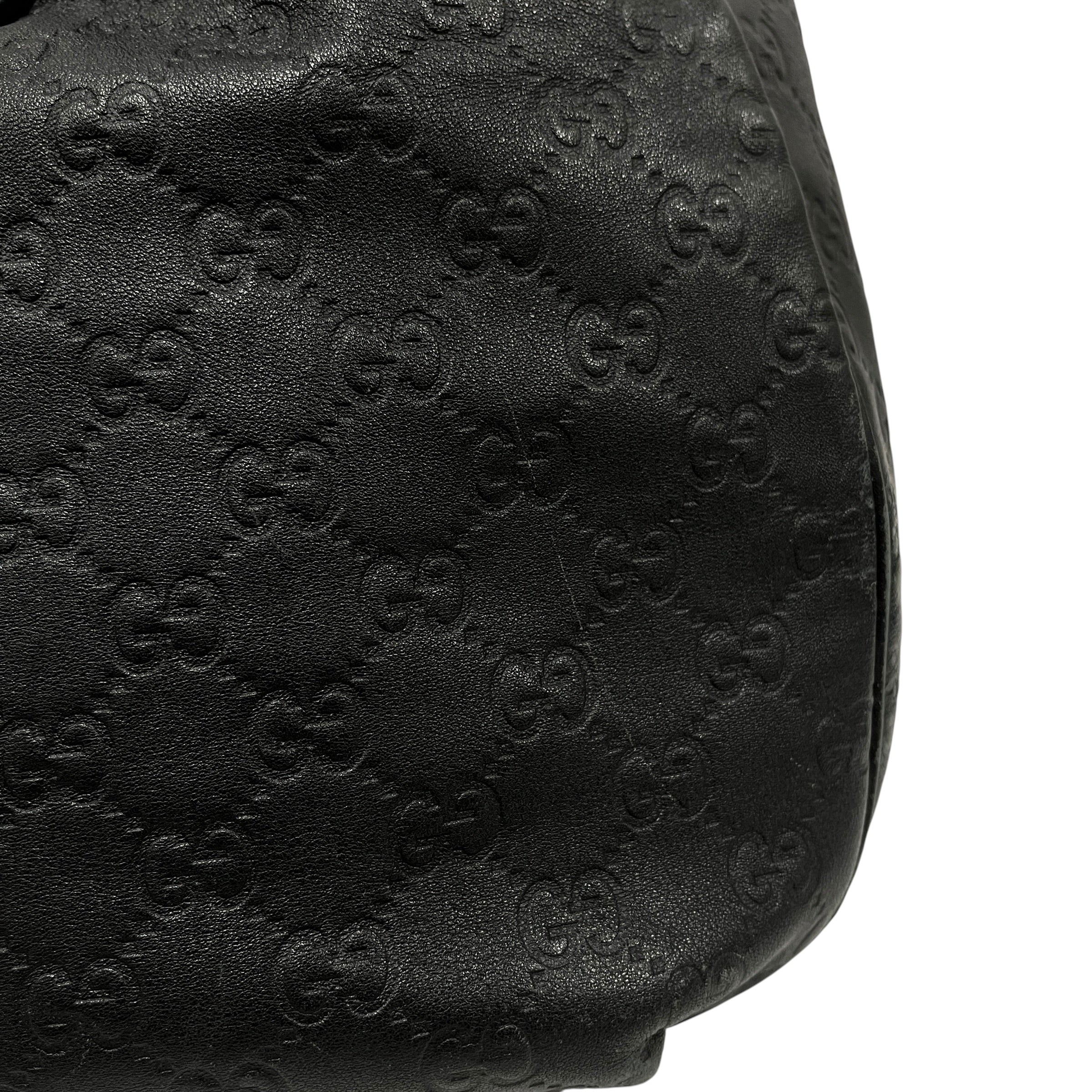 GUCCI/Bag/Monogram/Leather/BLK/EMILY HOBO 32226 002123/Emily Hobo
