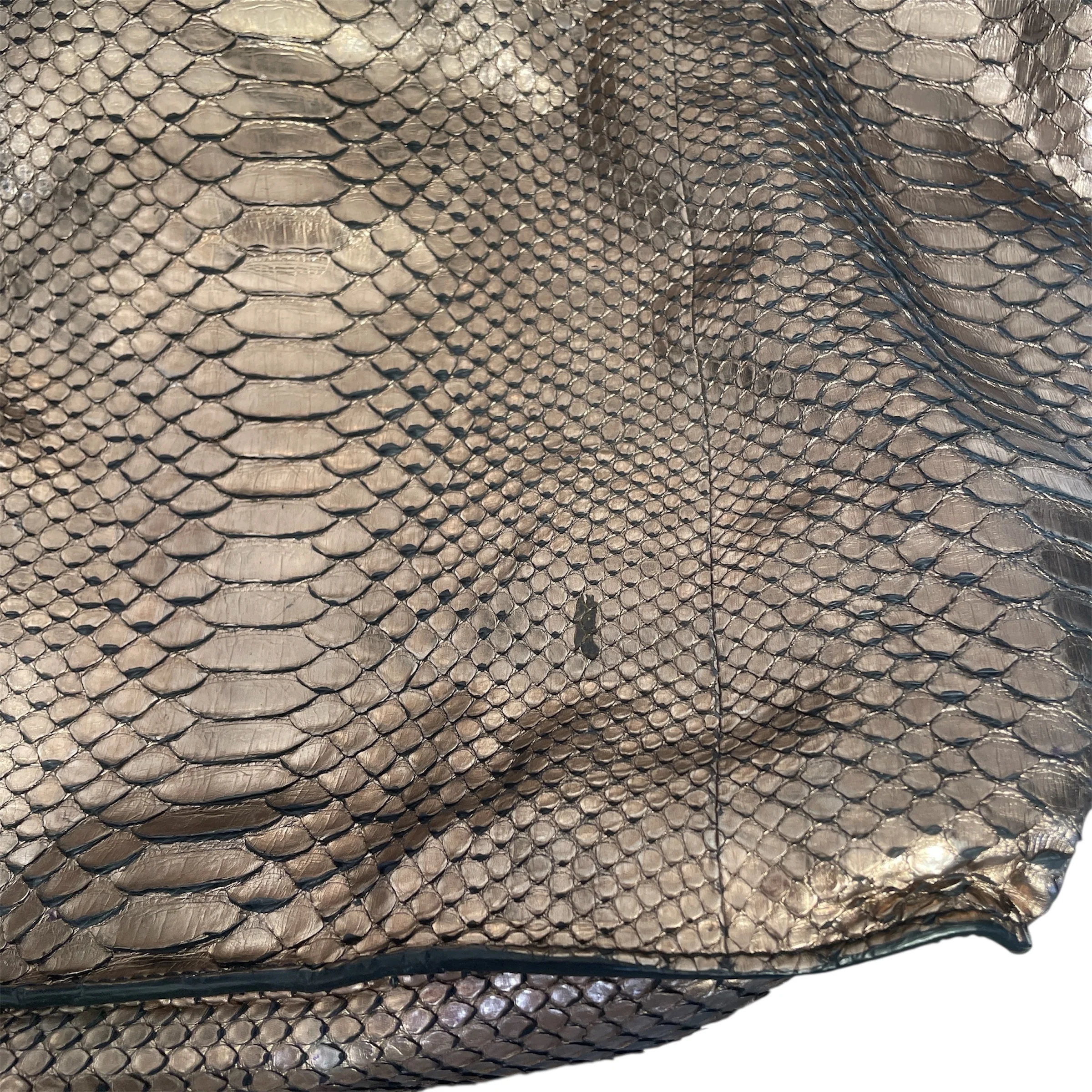 Zagliani/Tote Bag/Animal Pattern/Leather/GLD/Snake Skin Bag