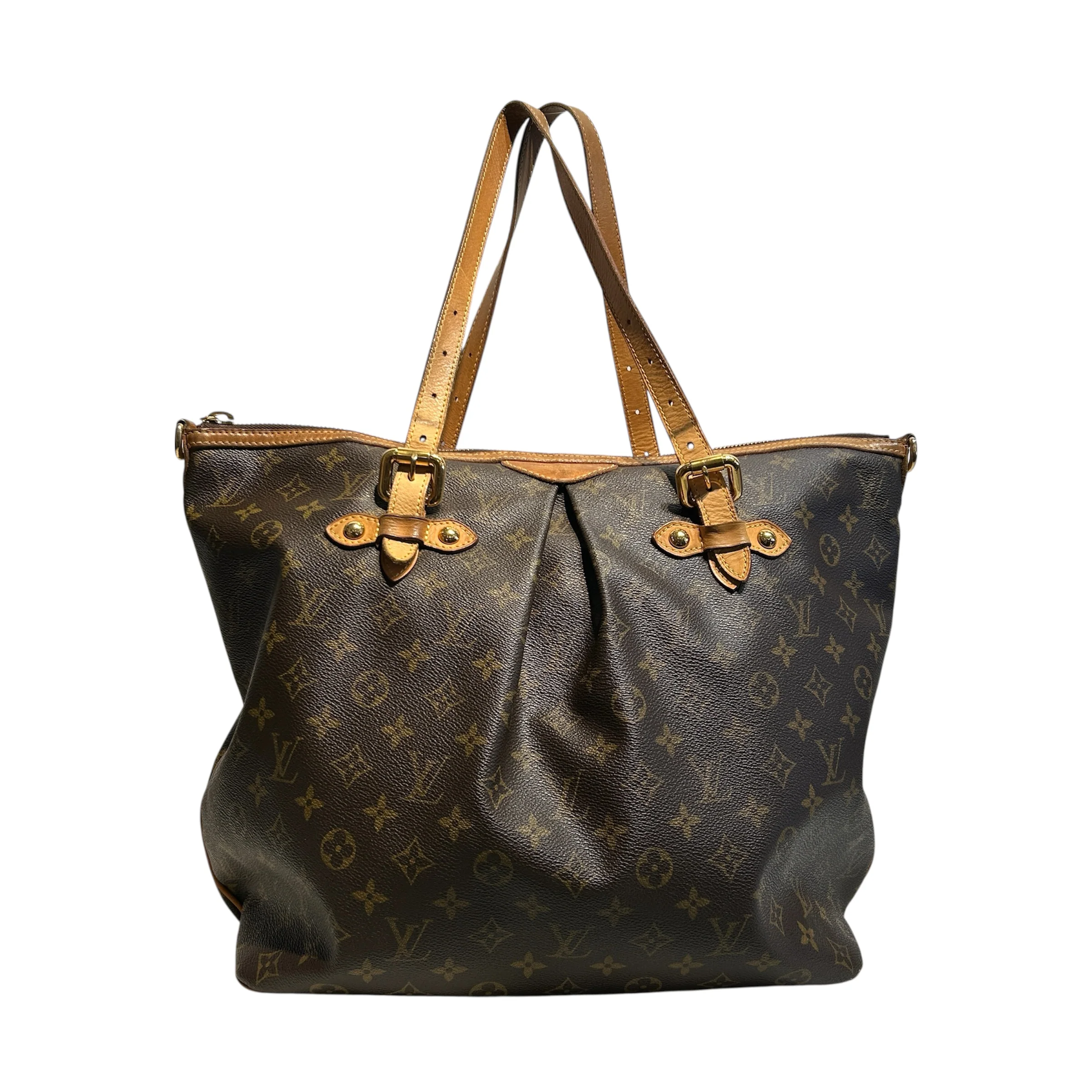 LOUIS VUITTON/Tote Bag/Monogram/Leather/BRW/Monogram Palermo GM