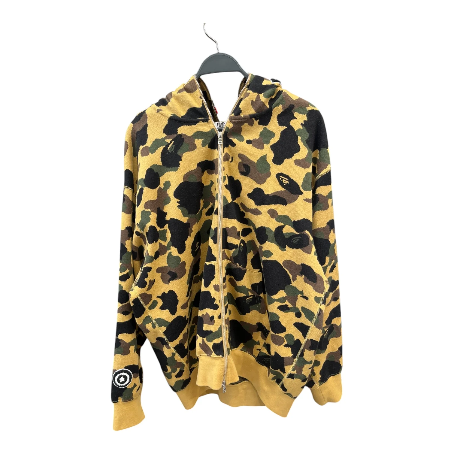 A BATHING APE/Zip Up Hoodie/XL/Camouflage/Cotton/MLT/