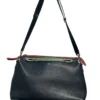 FENDI/Bag/Leather/NVY/RED ZIP GREEN HANDLES
