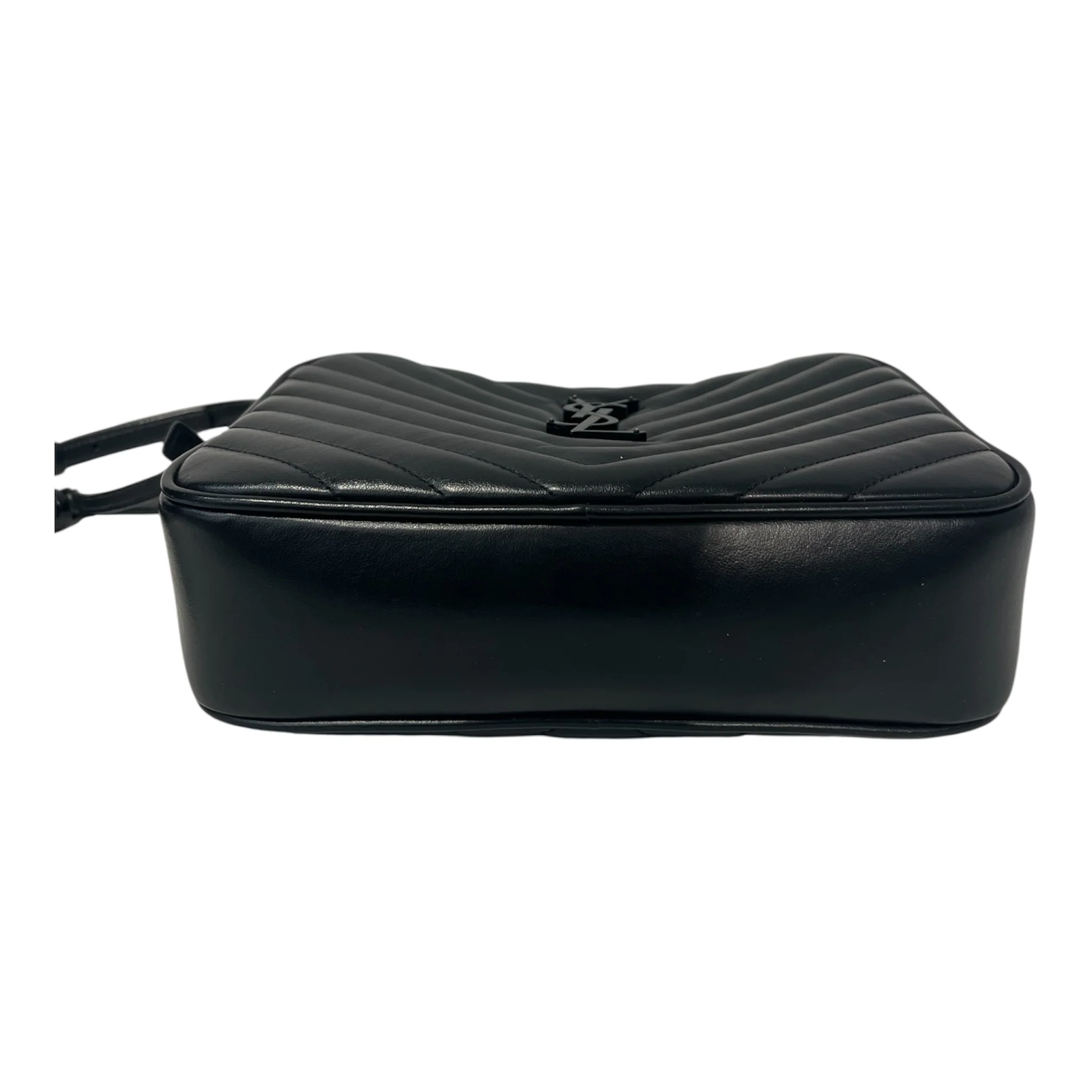 SAINT LAURENT/Cross Body Bag/Leather/BLK/YSL612544 CAMERA LOU BLK ONBLK
