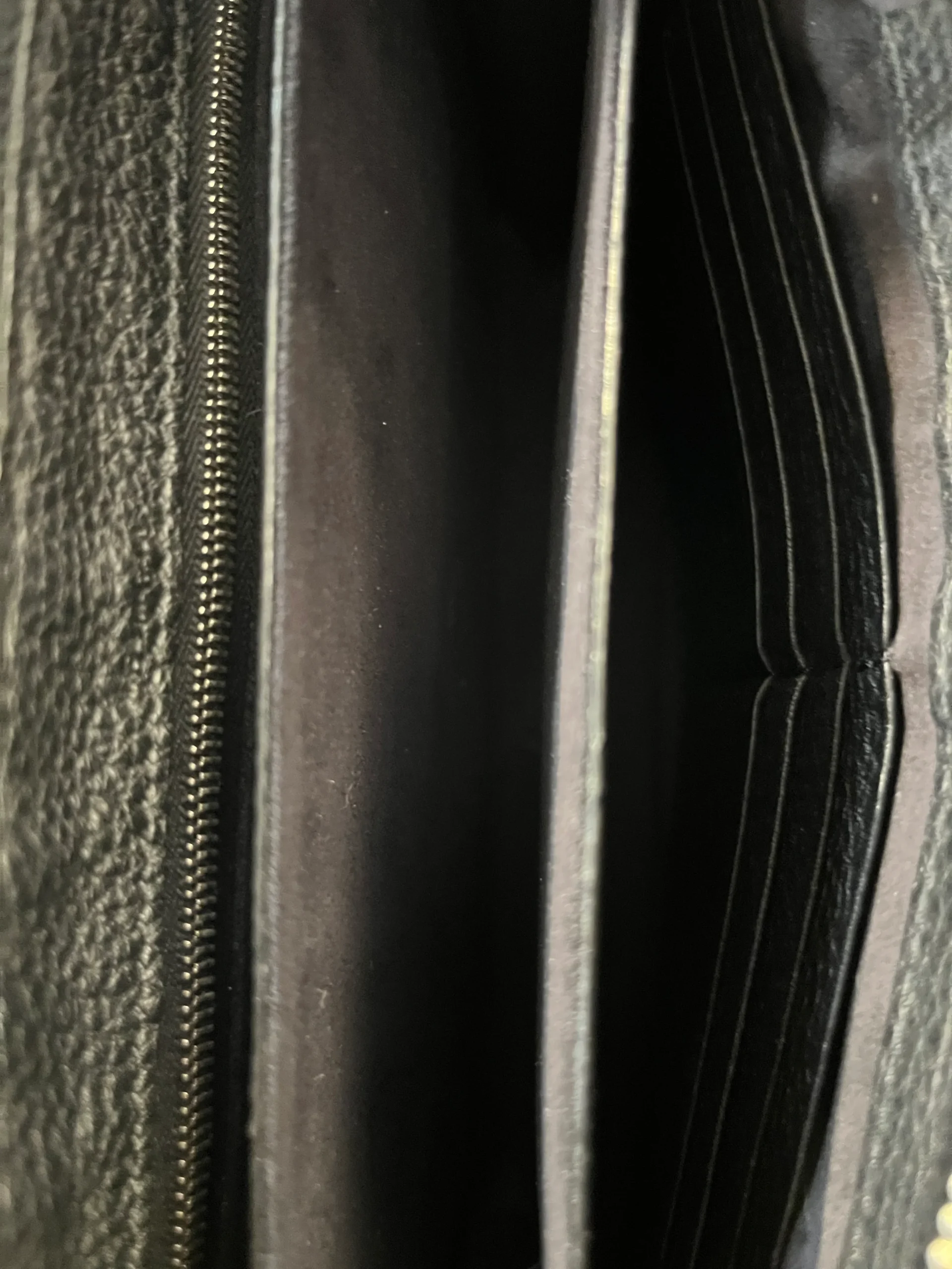 FENDI/Clutch Bag/Leather/BLK/