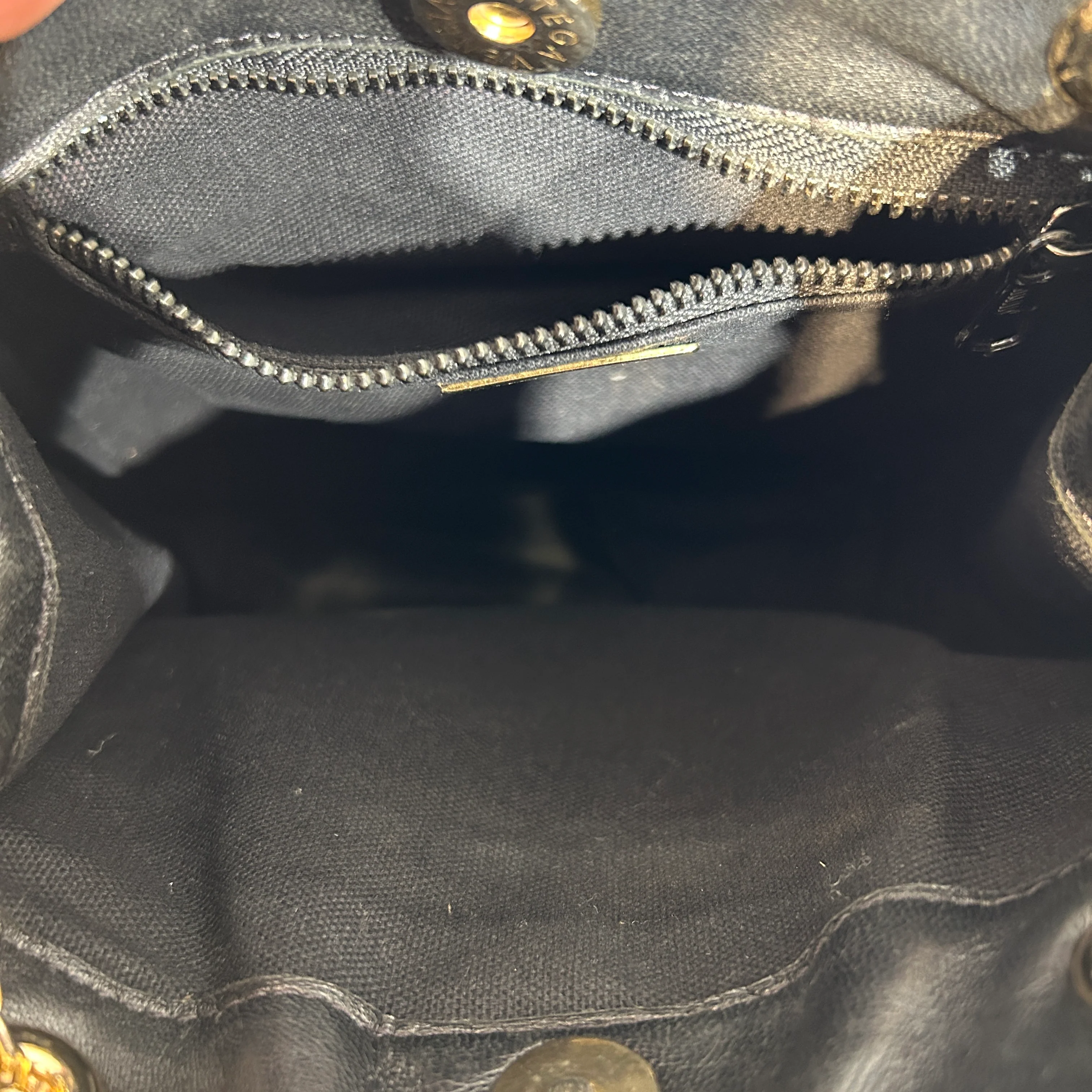 BOTTEGA VENETA/Cross Body Bag/Leather/BLK/intrecciato