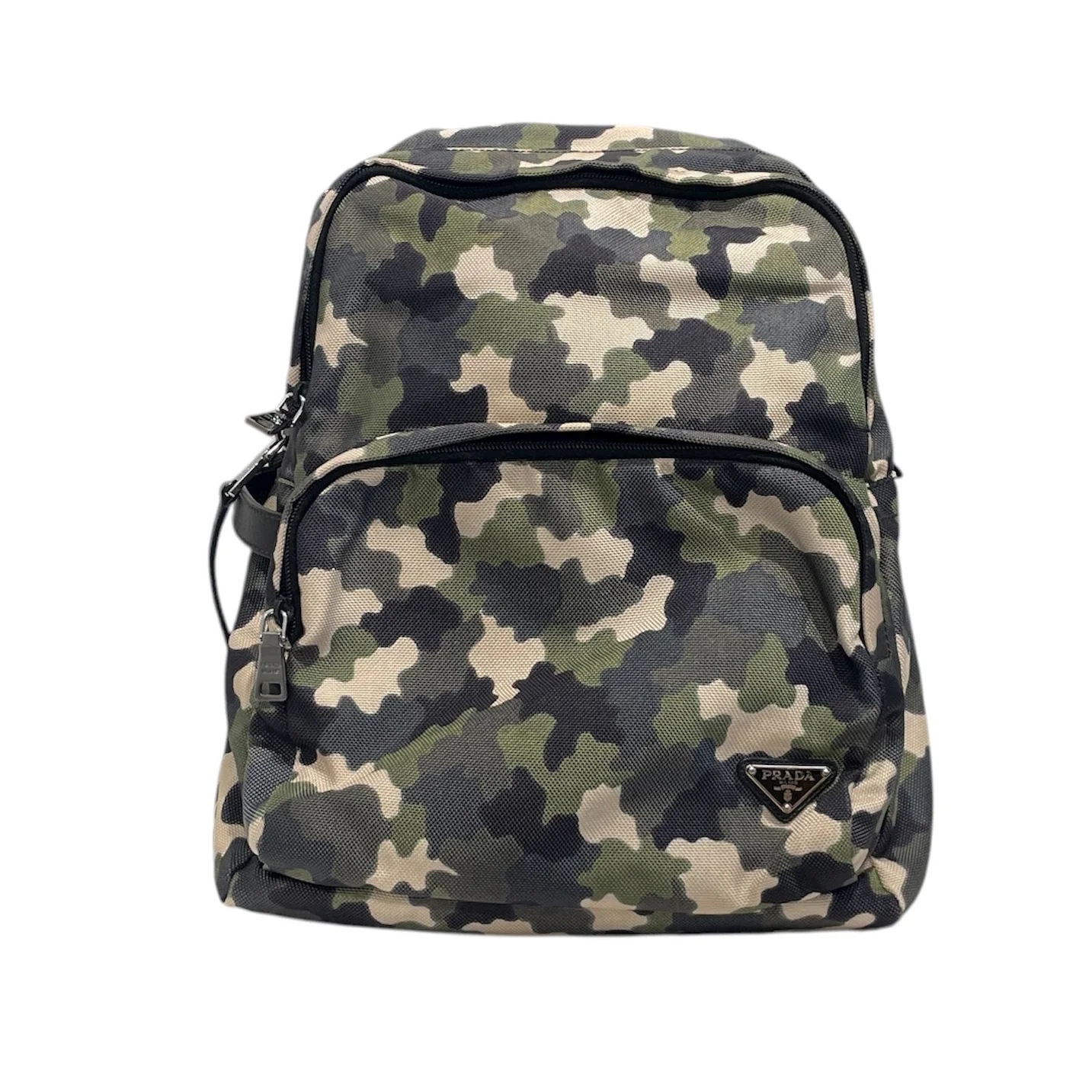PRADA/Backpack/Camouflage/Nylon/GRN/TESSUTO PRINTED BACKPACK