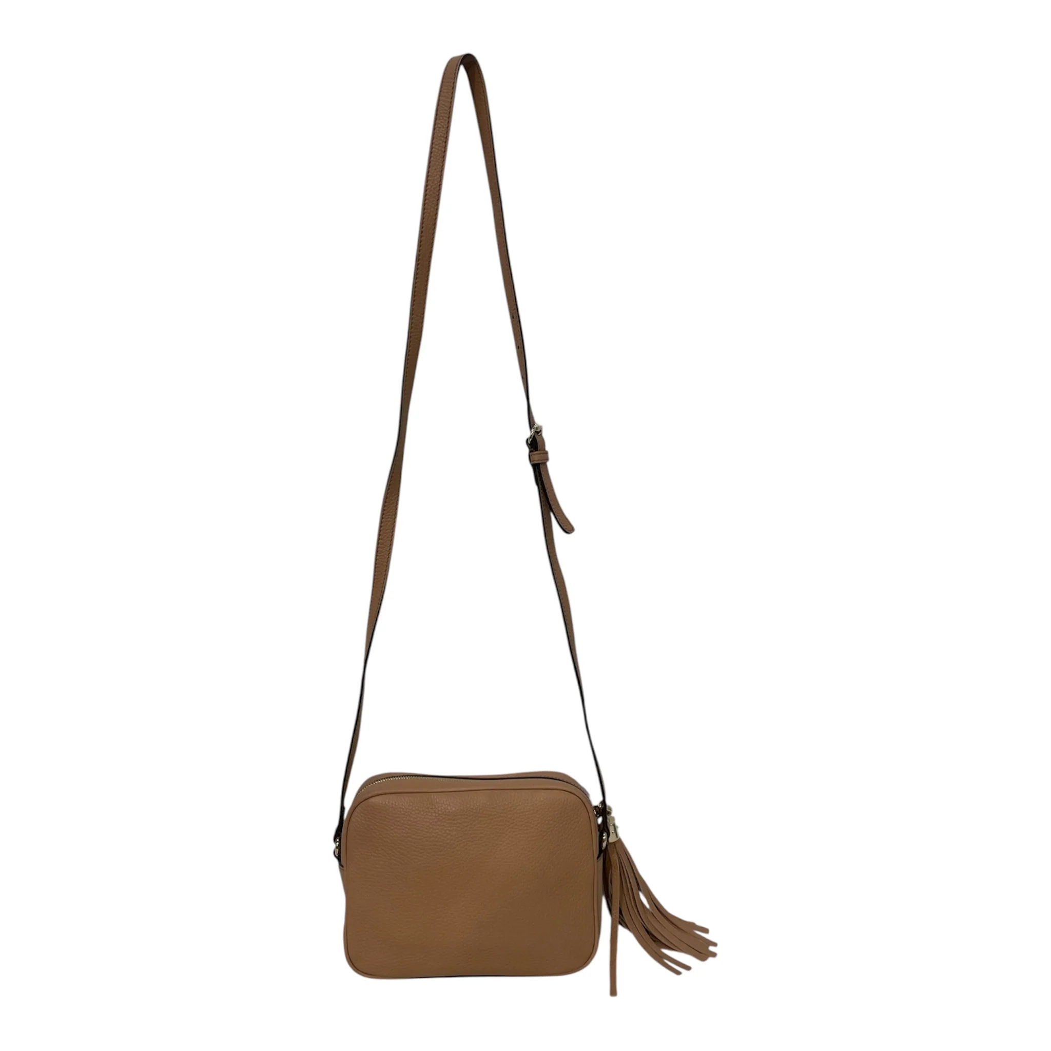 GUCCI/Cross Body Bag/Leather/BEG/SOHO DISCO