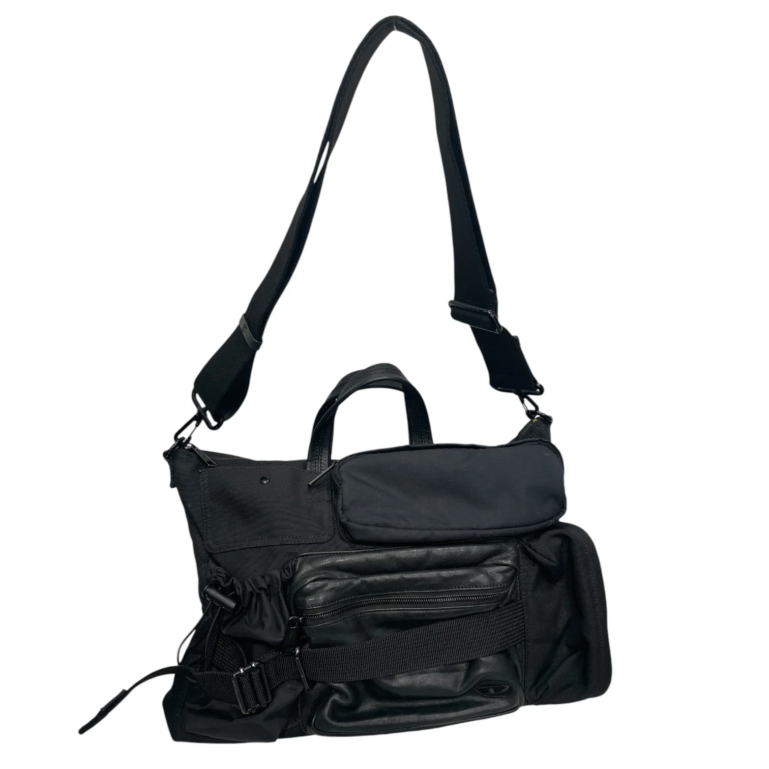 DIESEL/Bag/Polyester/BLK/TOTE/BOTTLE HOLDER
