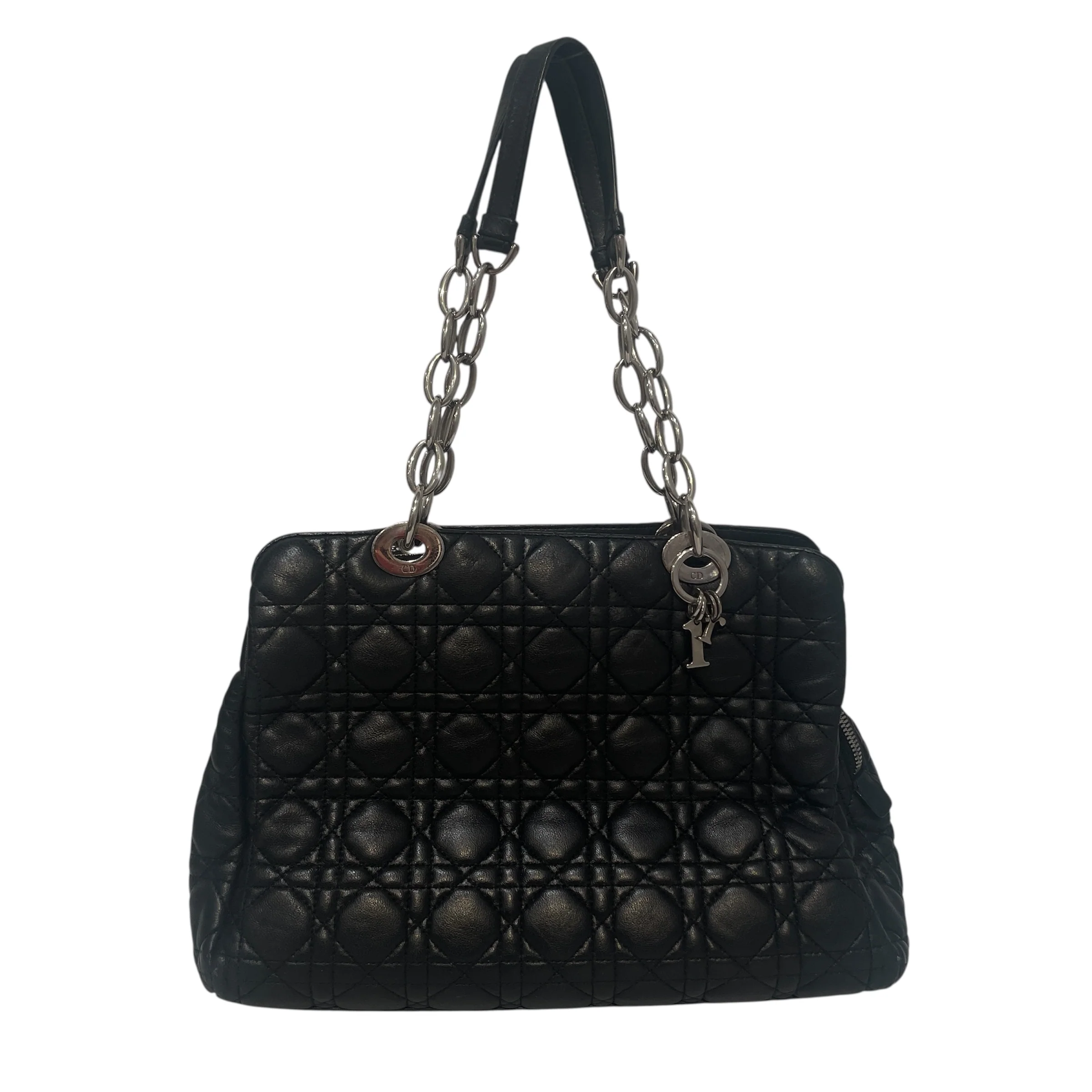 Christian Dior/Bag/Leather/BLK/DIor  HAndbag