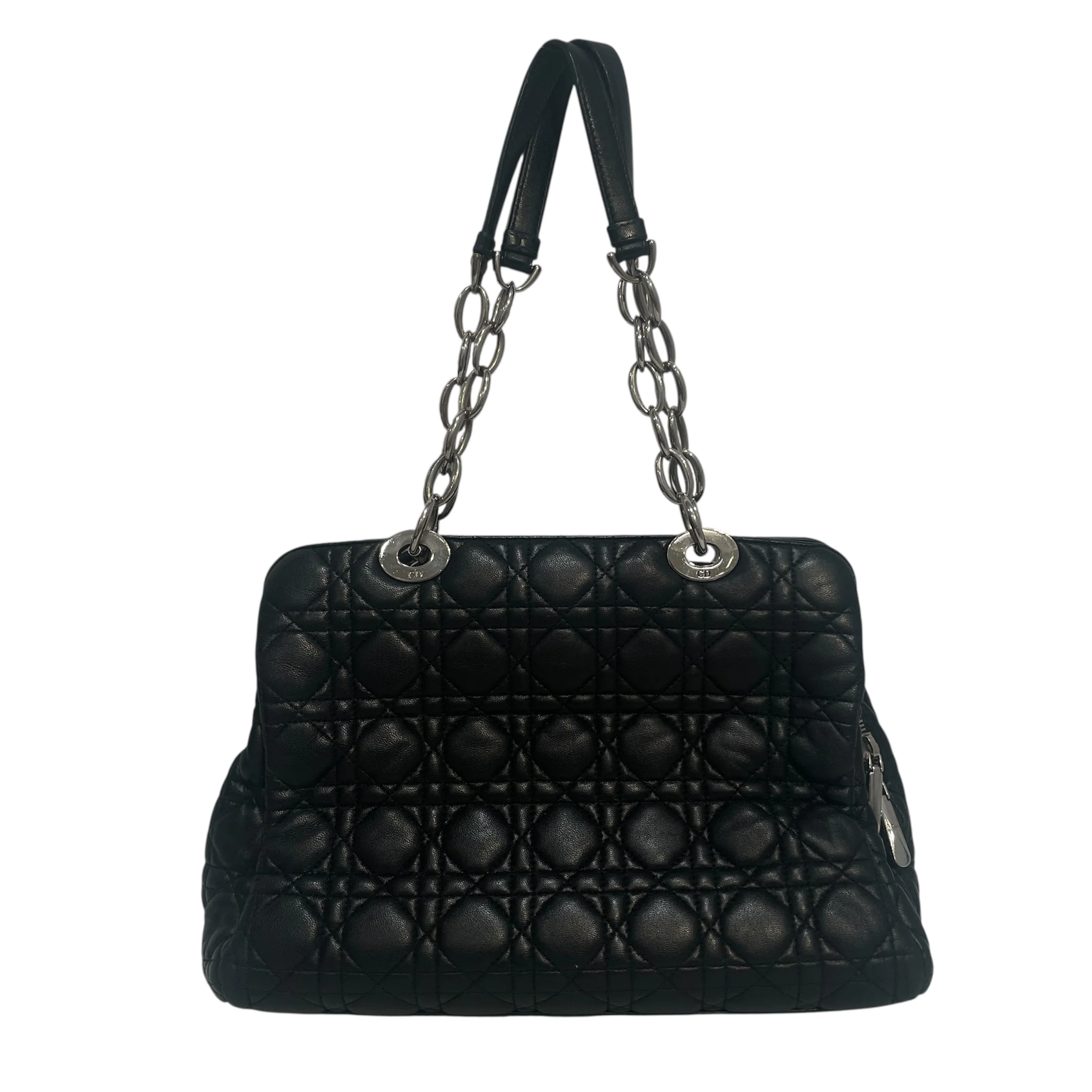 Christian Dior/Bag/Leather/BLK/DIor  HAndbag