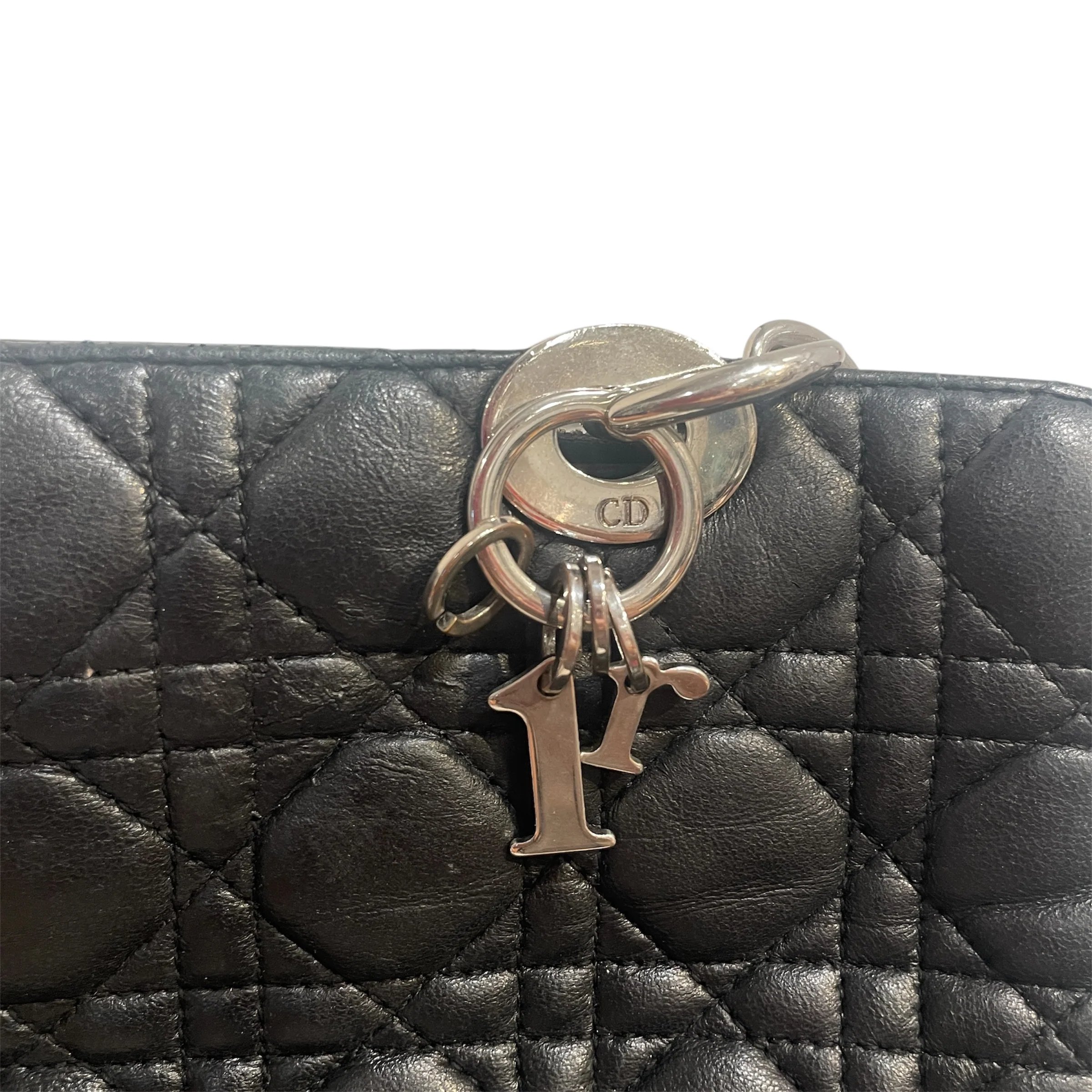 Christian Dior/Bag/Leather/BLK/DIor  HAndbag