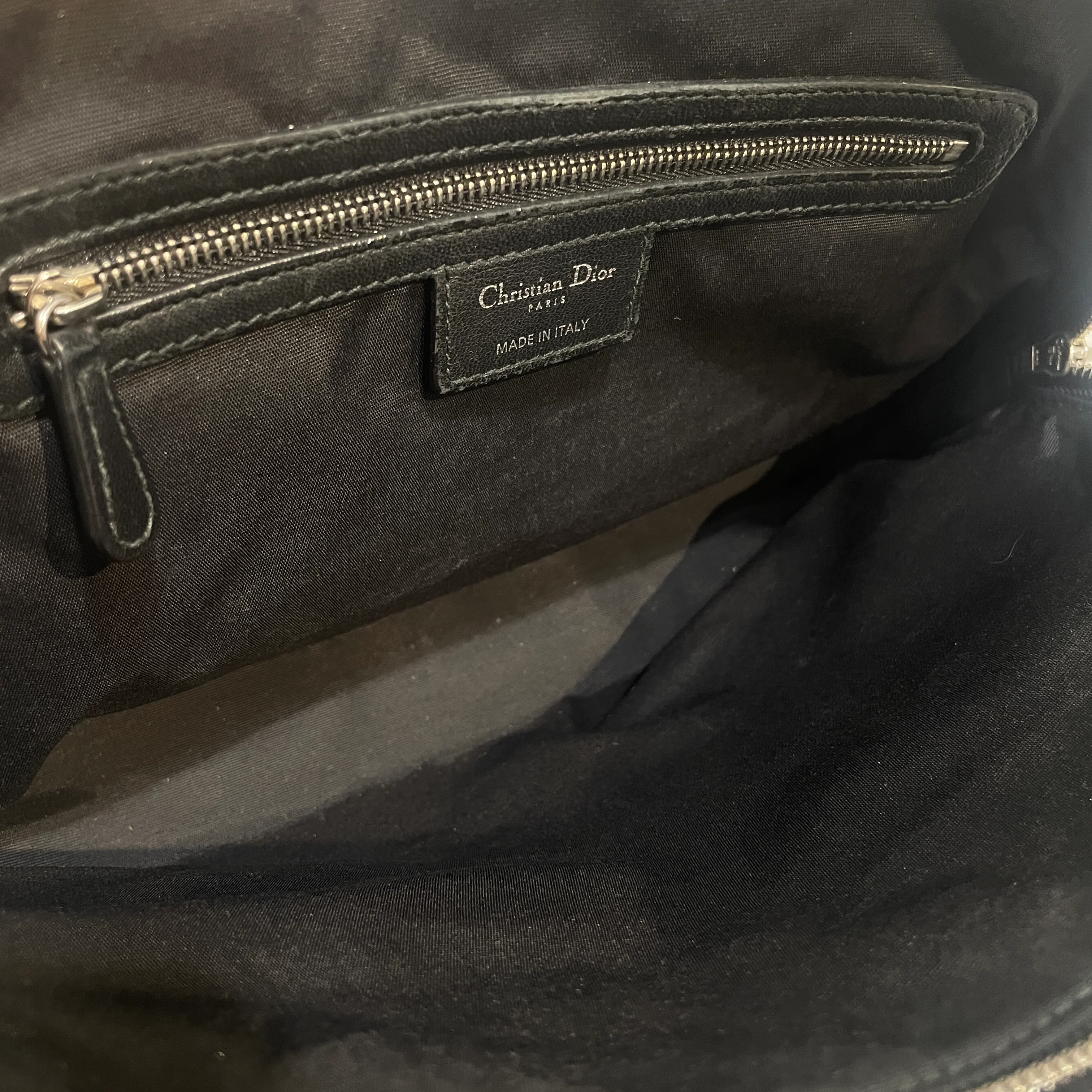 Christian Dior/Bag/Leather/BLK/DIor  HAndbag