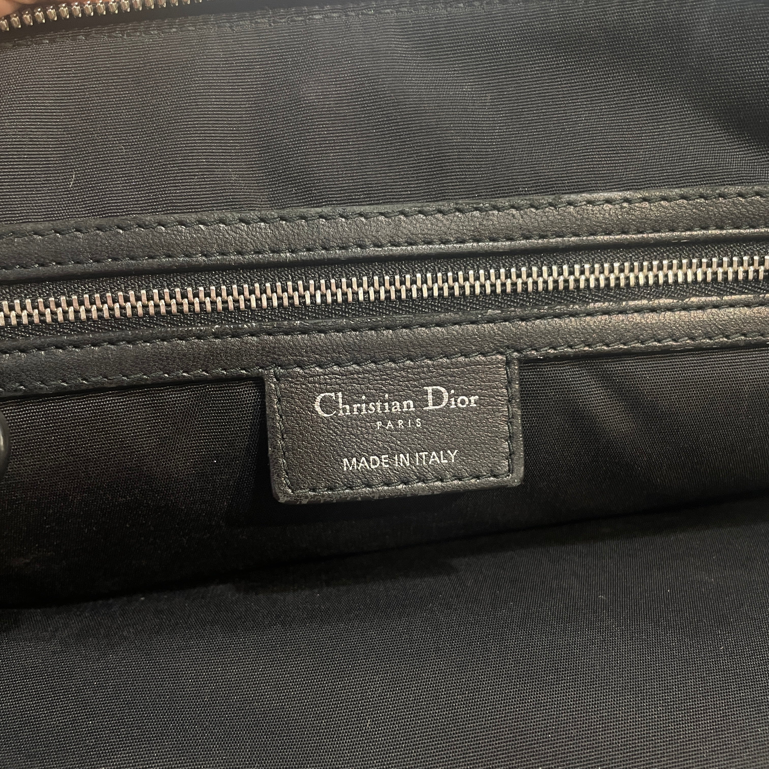 Christian Dior/Bag/Leather/BLK/DIor  HAndbag