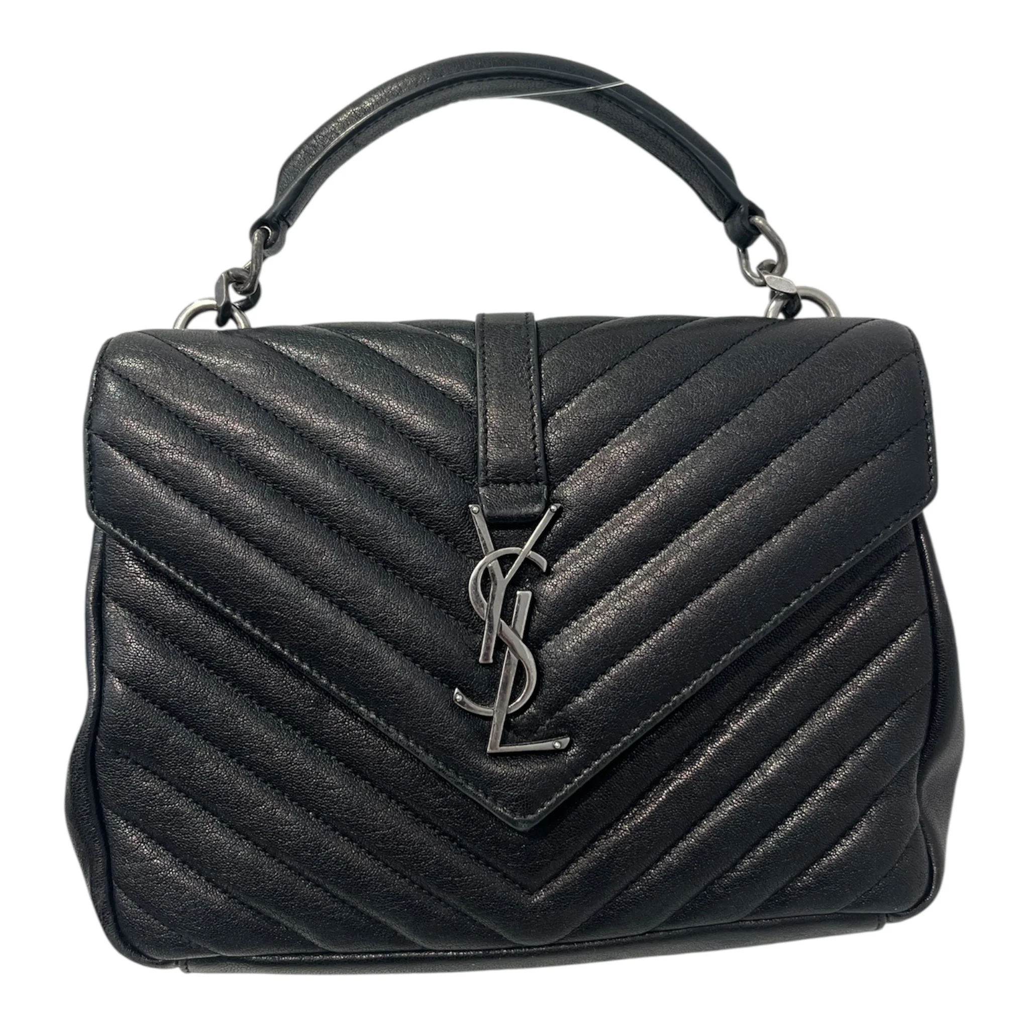 3463-yves-saint-laurent-hand-bag-leather-blk-gue4272130618-college-handbag-1.webp YVES SAINT LAURENT/Hand Bag/Leather/BLK/GUE4272130618 COLLEGE HANDBAG