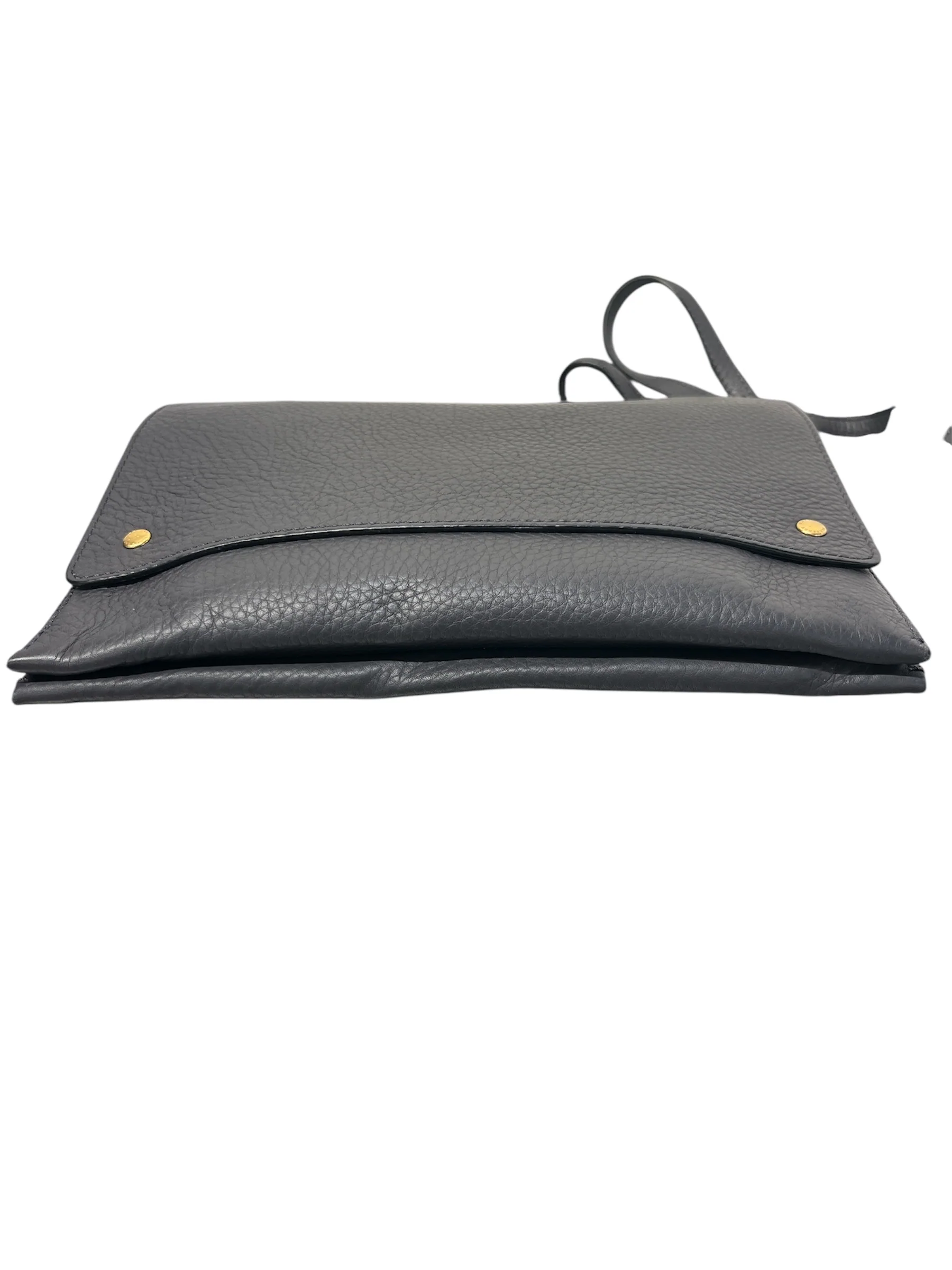 BURBERRY/Cross Body Bag/Leather/IDG/PEBBLE LEATHER GOLD HARDWARE