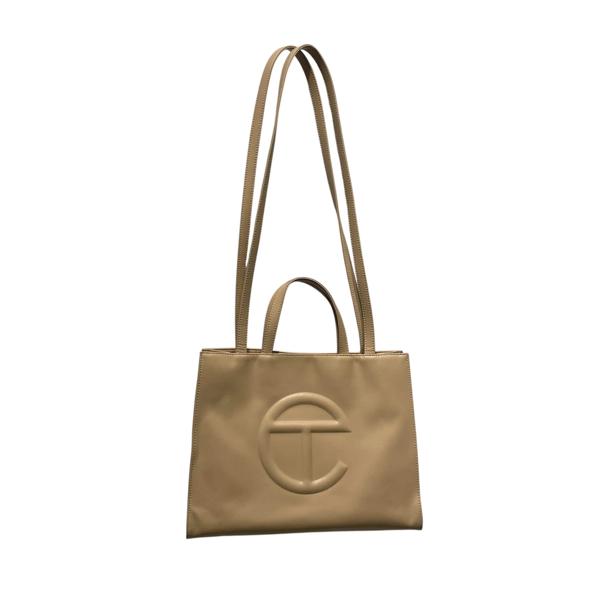 Telfar/Tote Bag/Leather/BEG/