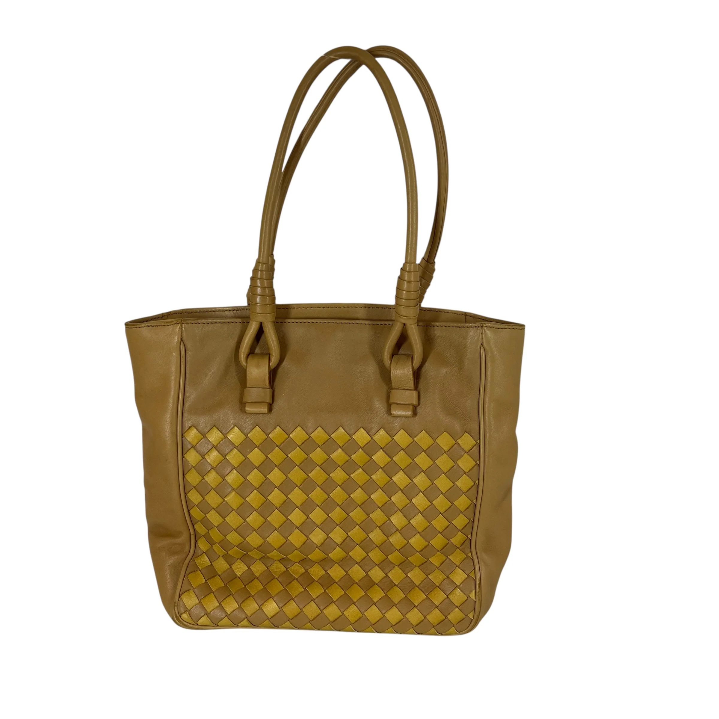 BOTTEGA VENETA/Hand Bag/Leather/YEL/handbag