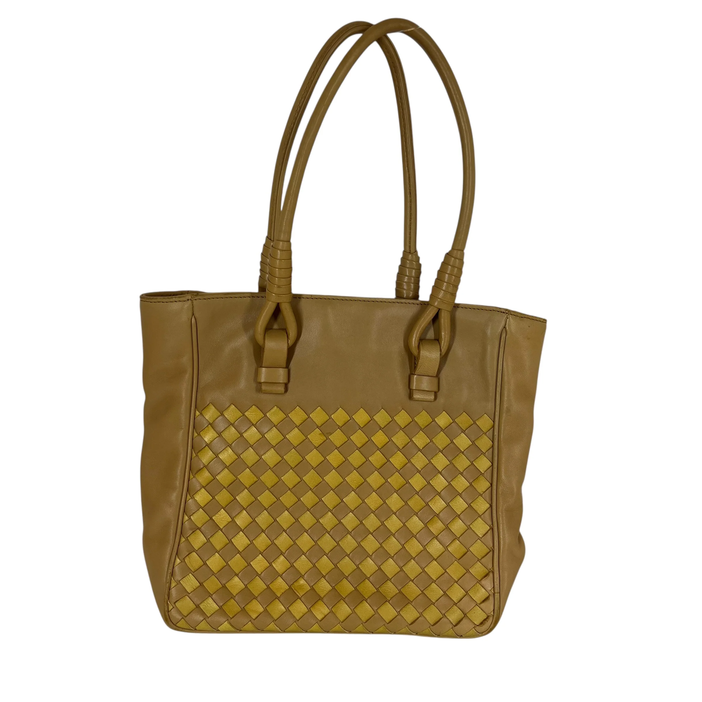 BOTTEGA VENETA/Hand Bag/Leather/YEL/handbag