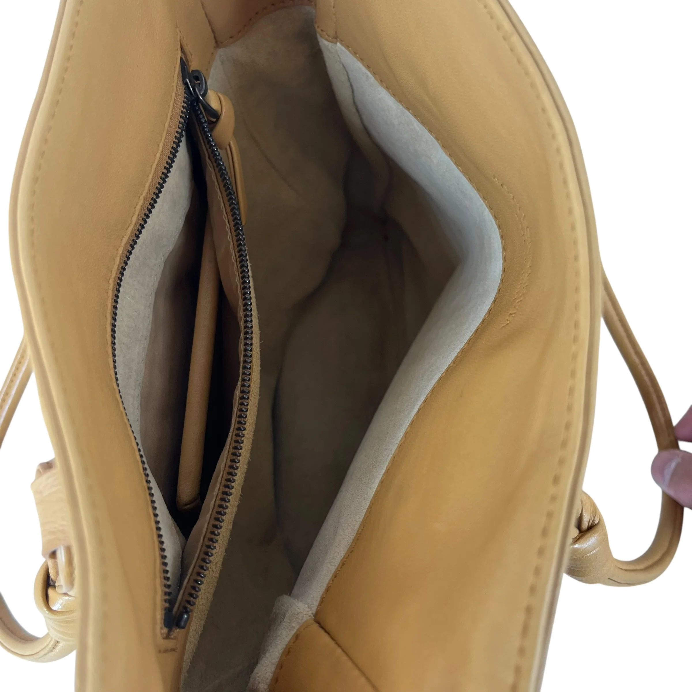 BOTTEGA VENETA/Hand Bag/Leather/YEL/handbag