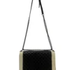 CHANEL/Cross Body Bag/Leather/BLK/BOY BAG/BI-COLOR