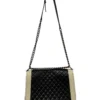 CHANEL/Cross Body Bag/Leather/BLK/BOY BAG/BI-COLOR