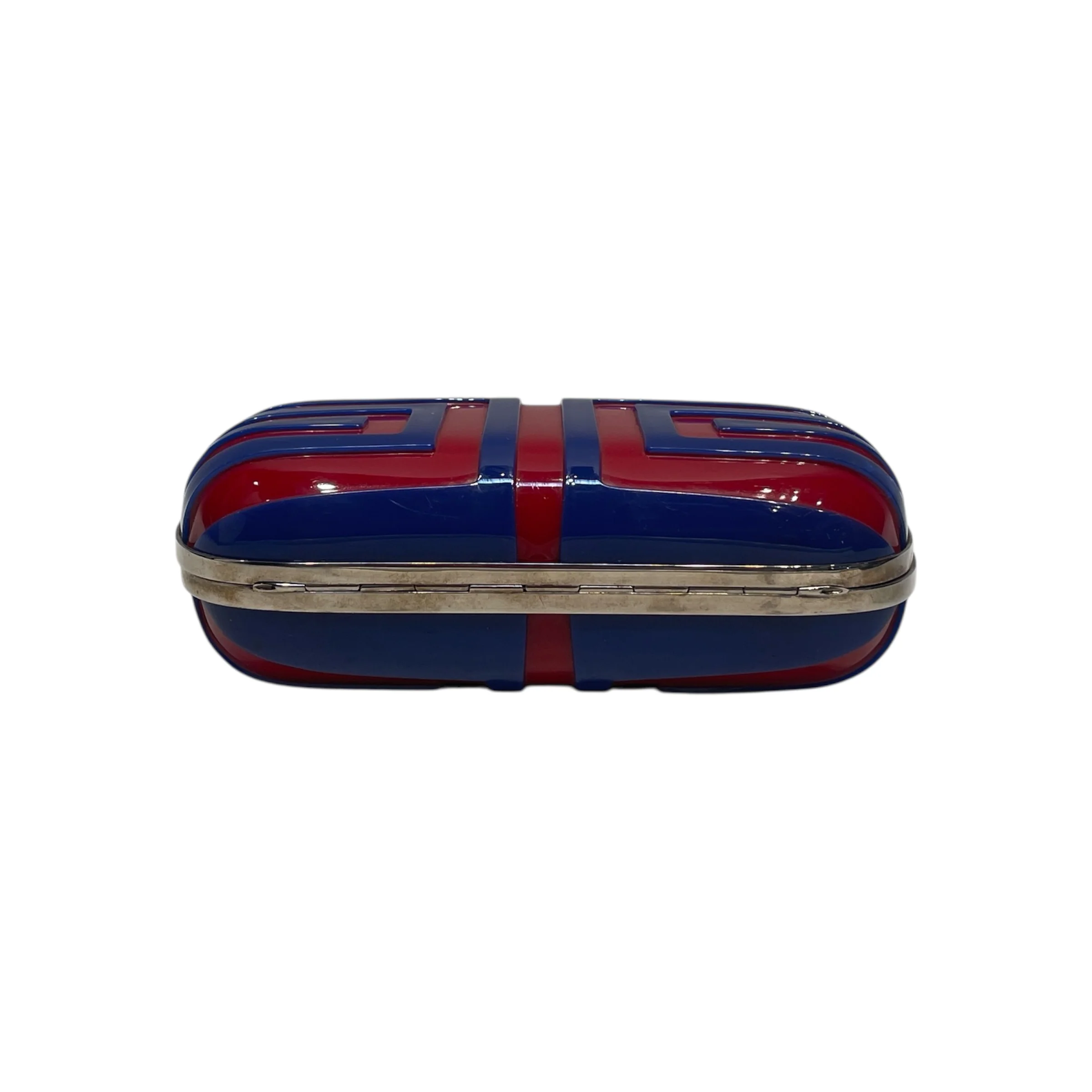 Alexander McQueen/Clutch Bag/All Over Print/MLT/blue & red skull clutch