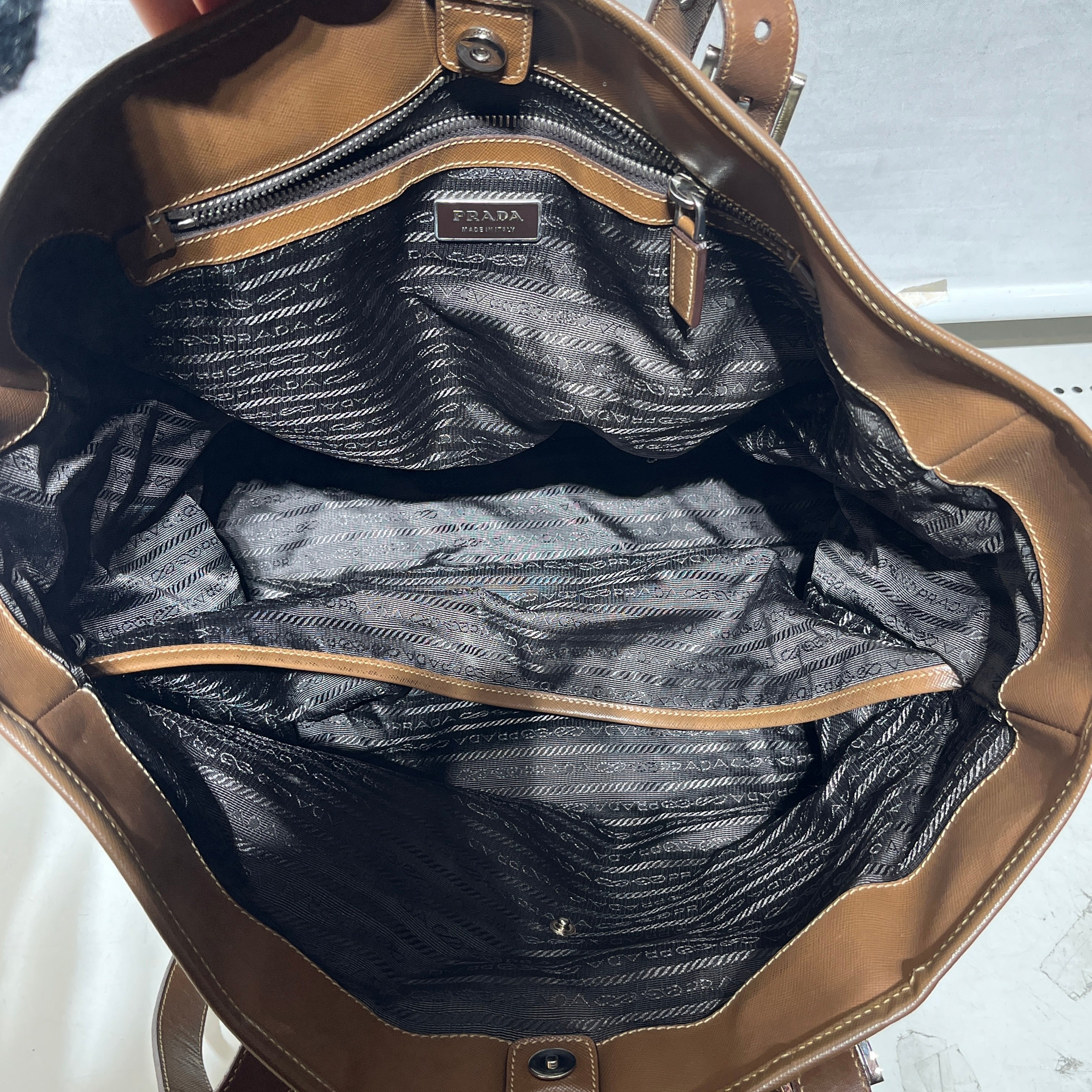 PRADA/Tote Bag/Nylon/GRN/green tote