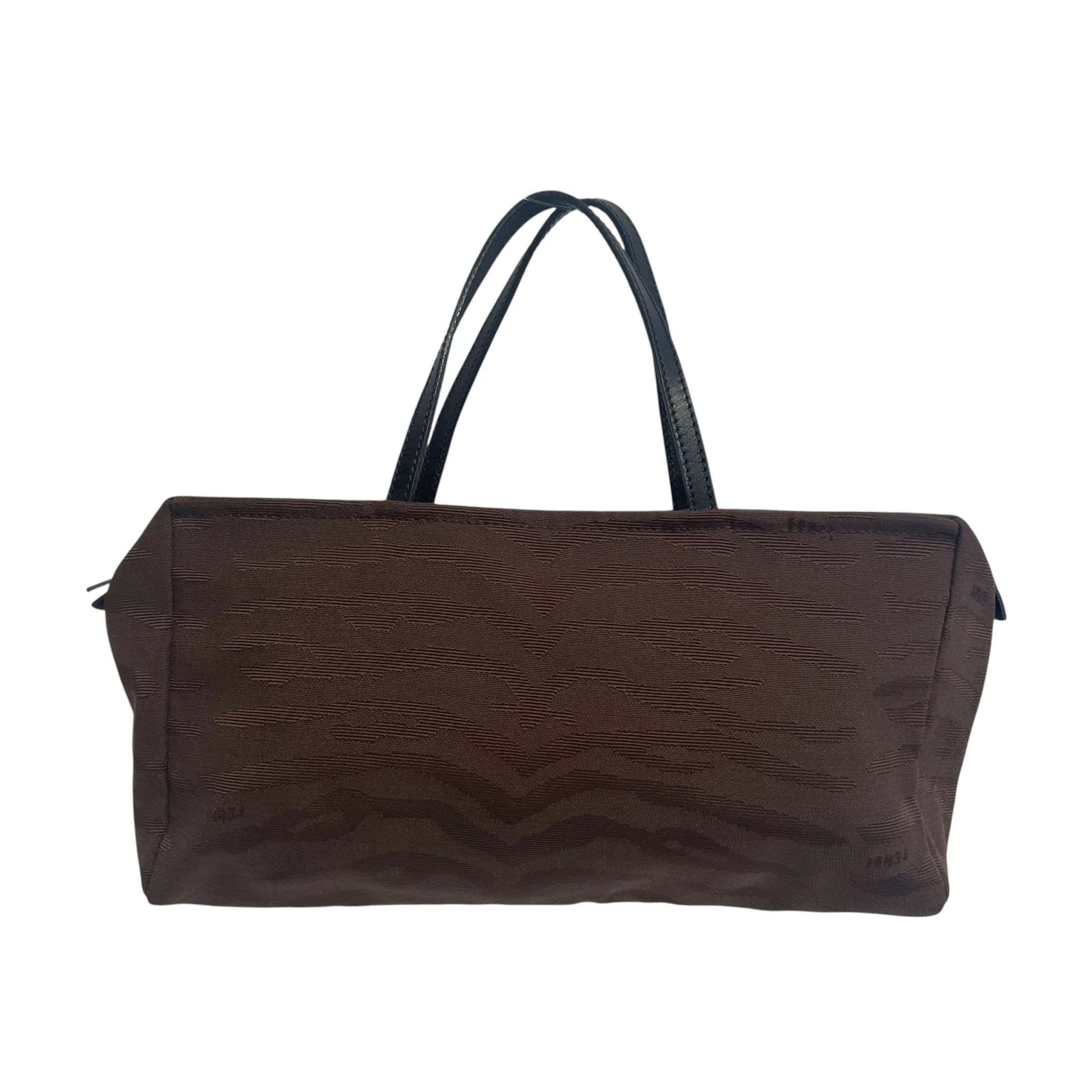 FENDI/Bag/Nylon/BRW/Small Tote bag