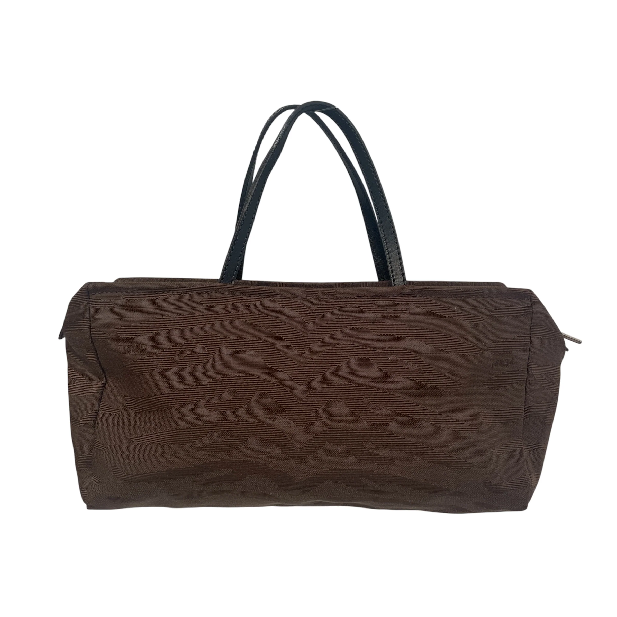 FENDI/Bag/Nylon/BRW/Small Tote bag