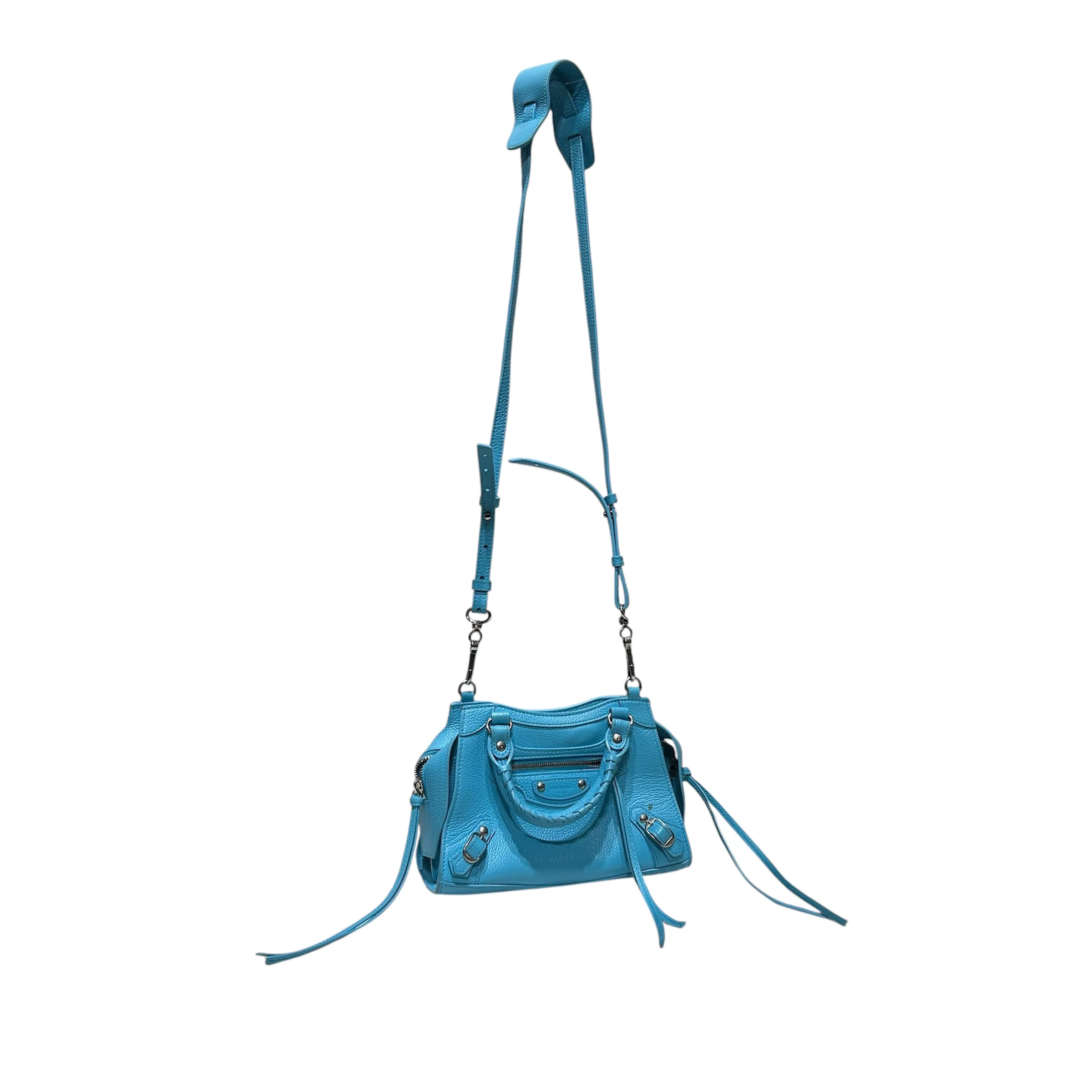 BALENCIAGA/Bag/Leather/BLU/NEO CLASSIC CITY BAG