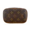 LOUIS VUITTON/Pouch/Monogram/Leather/BRW/MINI NANO VANITY CASE
