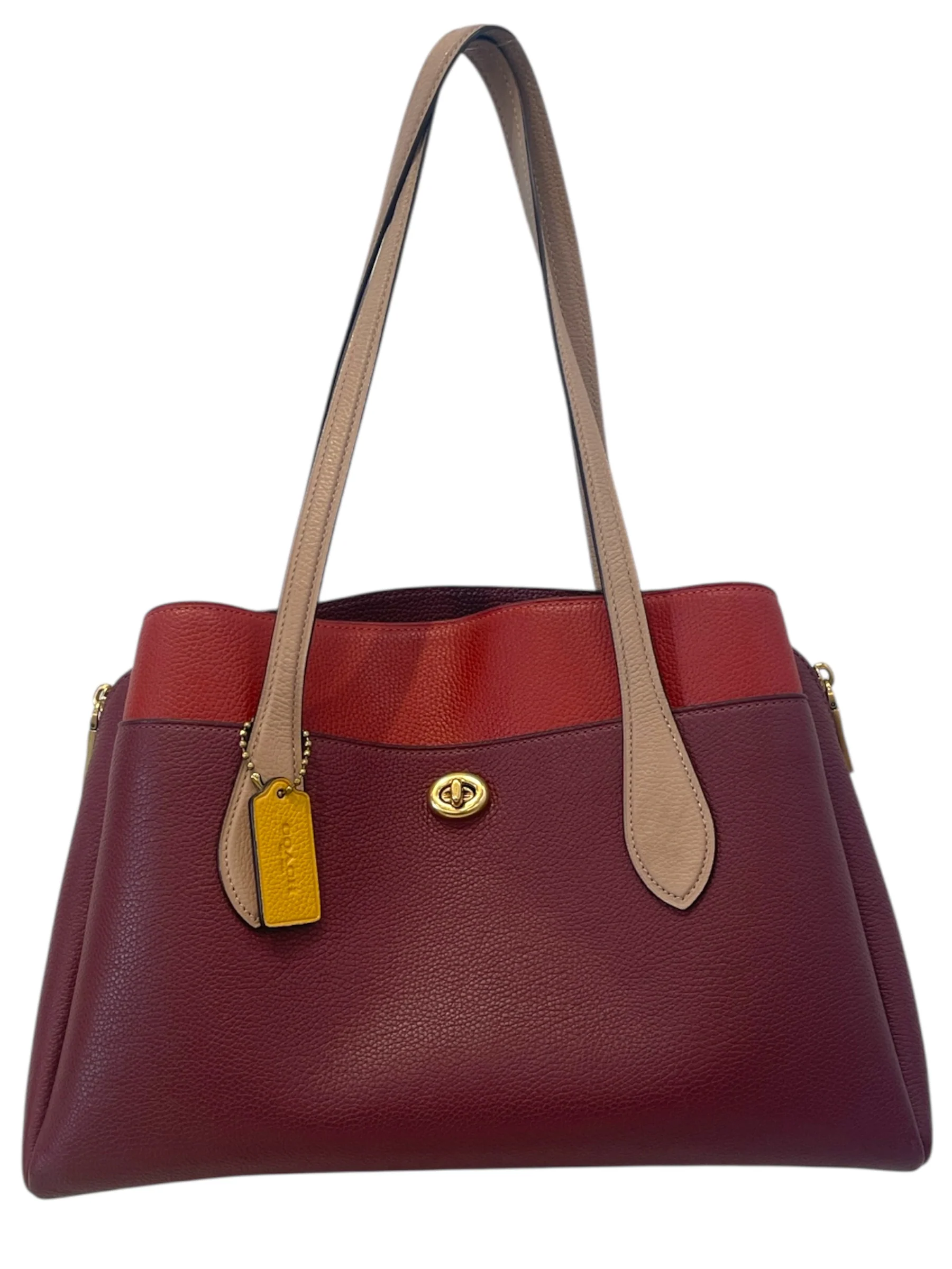 COACH/Hand Bag/Leather/BRD/Lora Carryhall