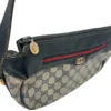 GUCCI/Cross Body Bag/Monogram/Leather/NVY/OPHIDIA WEB STRIPE