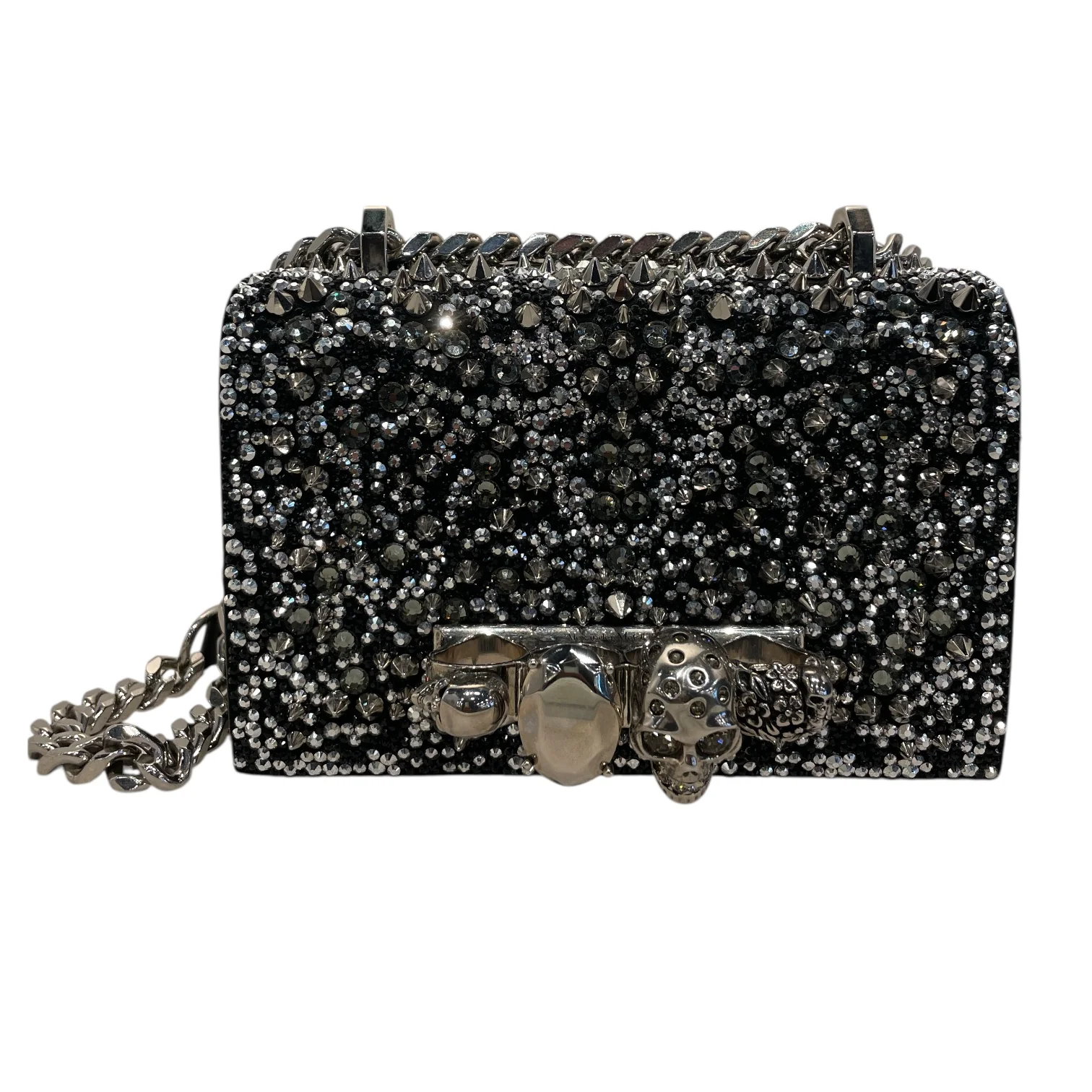 Alexander McQueen/Bag/All Over Print/Leather/BLK/