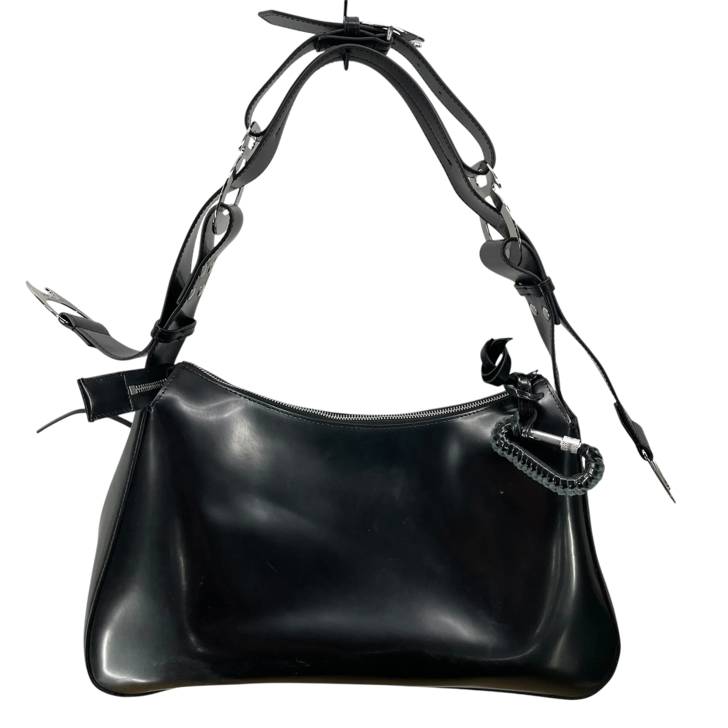 CHOPOVA LOWENA/Hand Bag/Leather/BLK/SOFIA PATENT LEATHER BAG