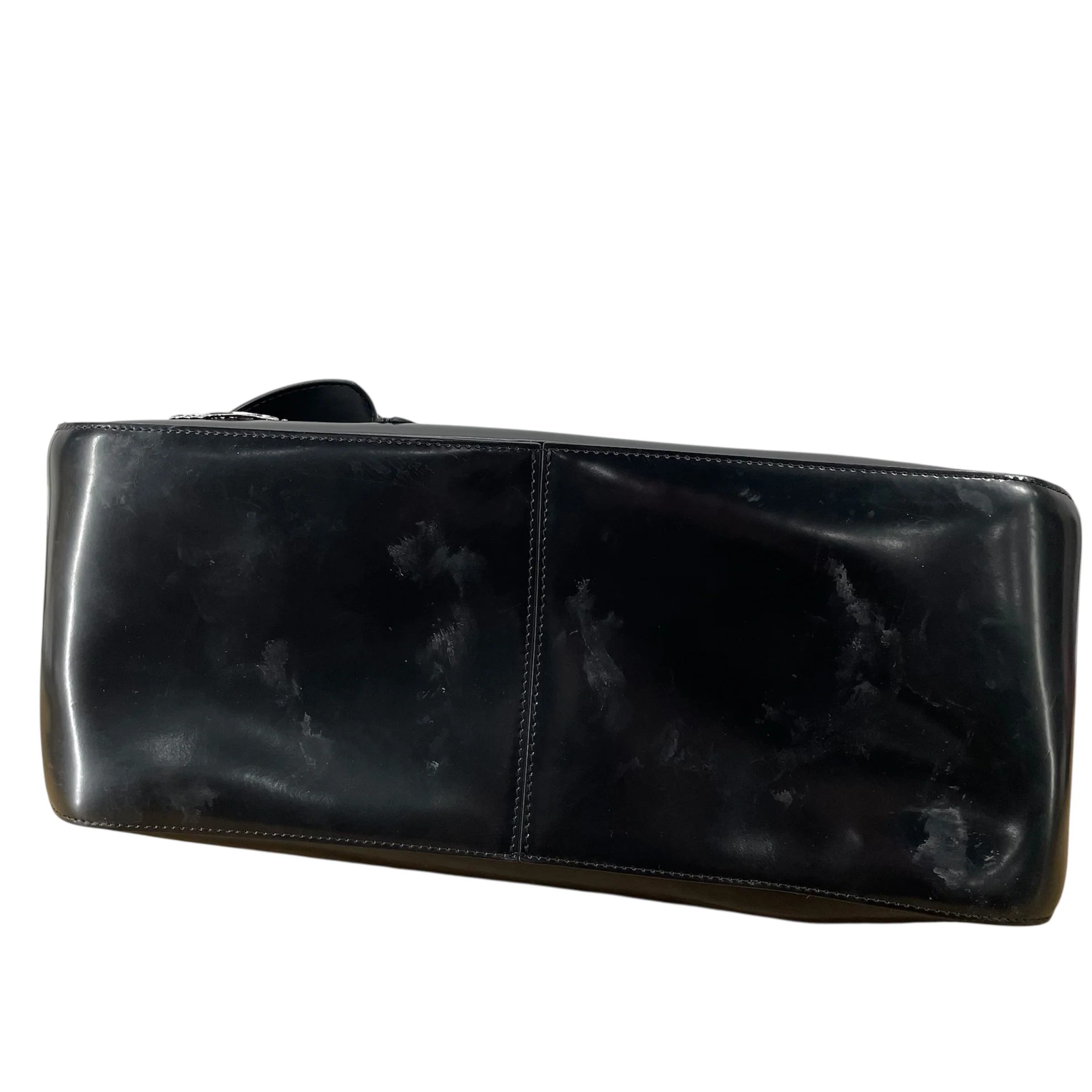 CHOPOVA LOWENA/Hand Bag/Leather/BLK/SOFIA PATENT LEATHER BAG