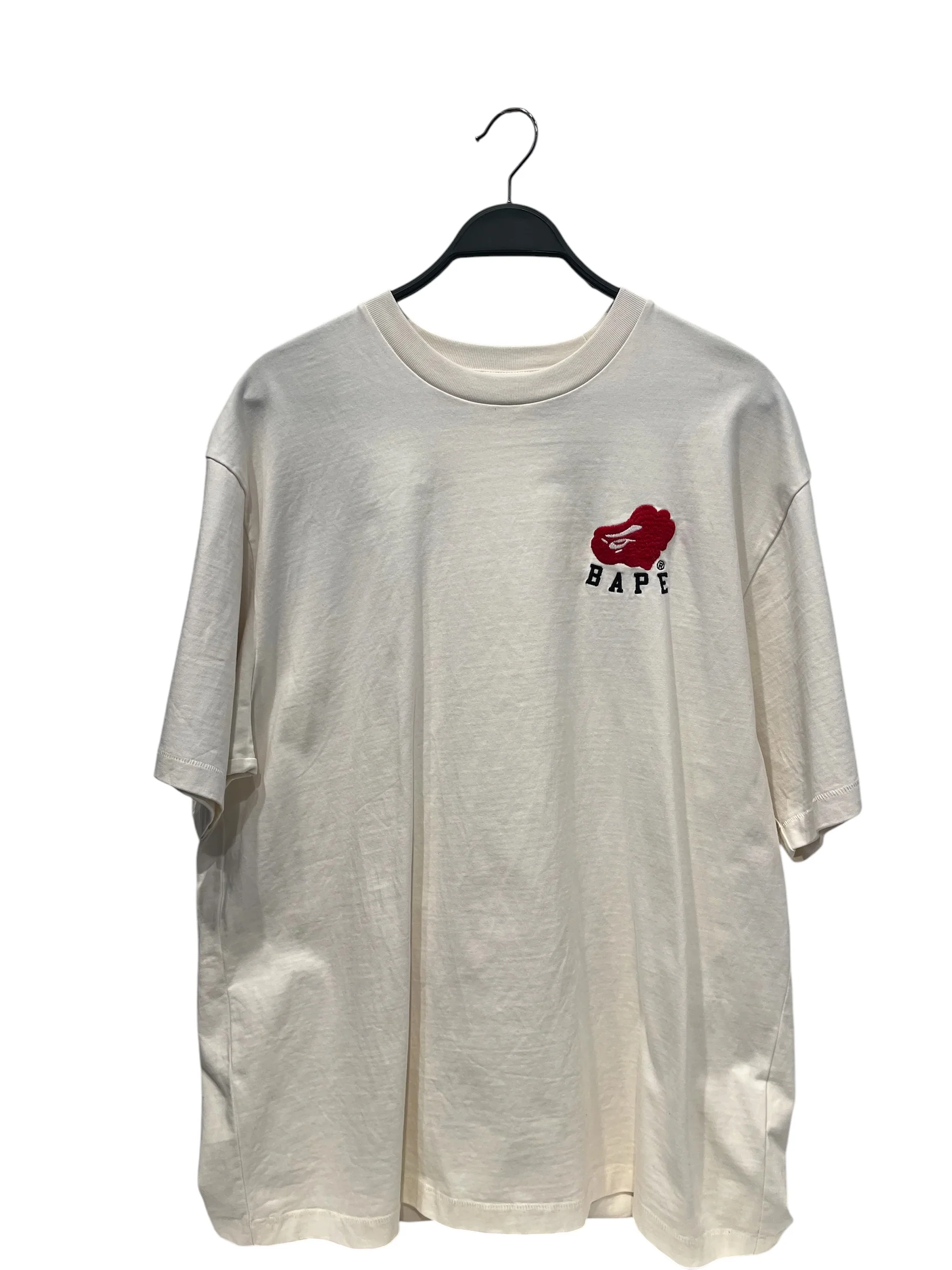 A BATHING APE/T-Shirt/XL/Cotton/WHT/